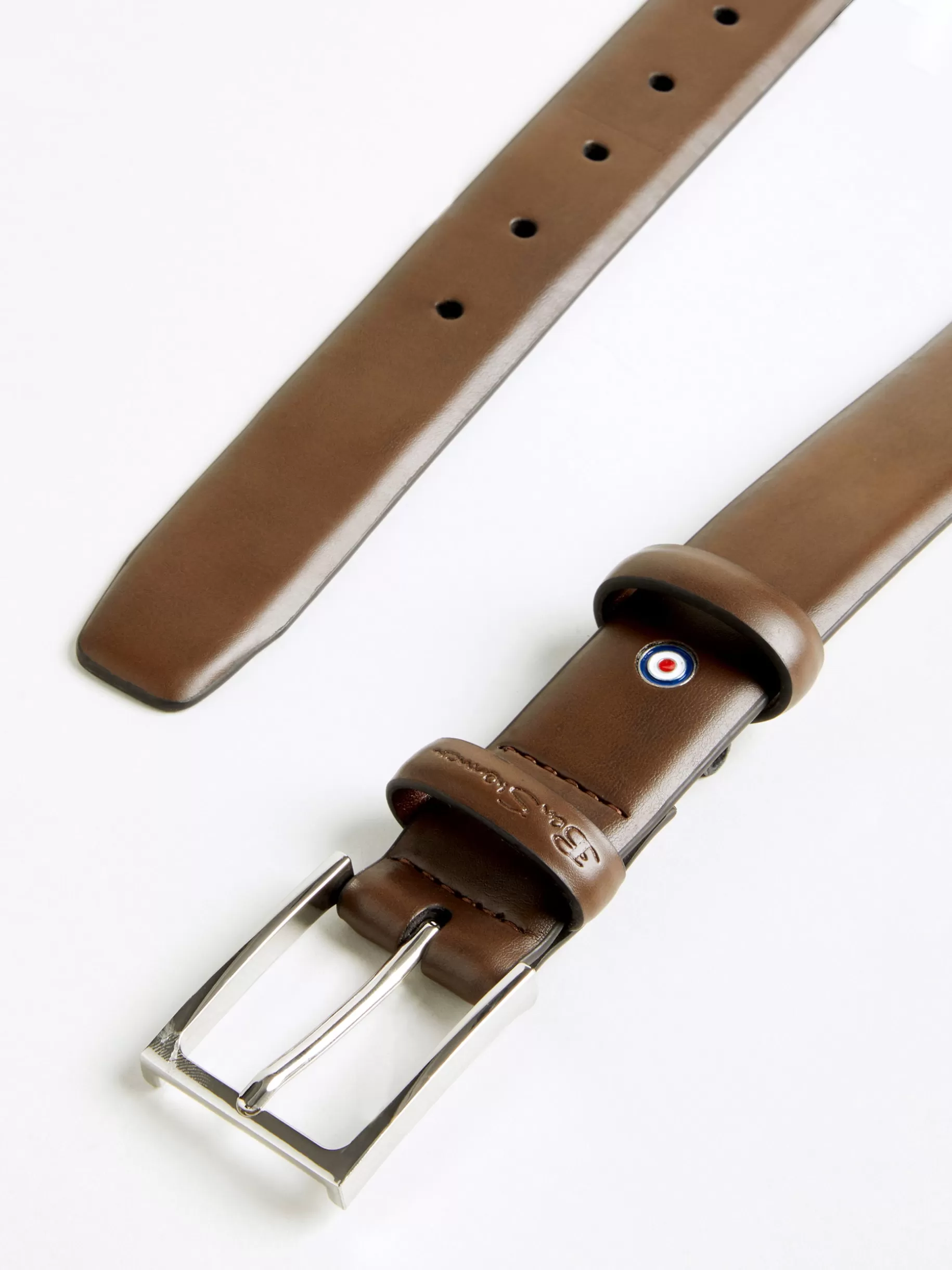 Angus Leather Dress Belt - >Ben Sherman Discount