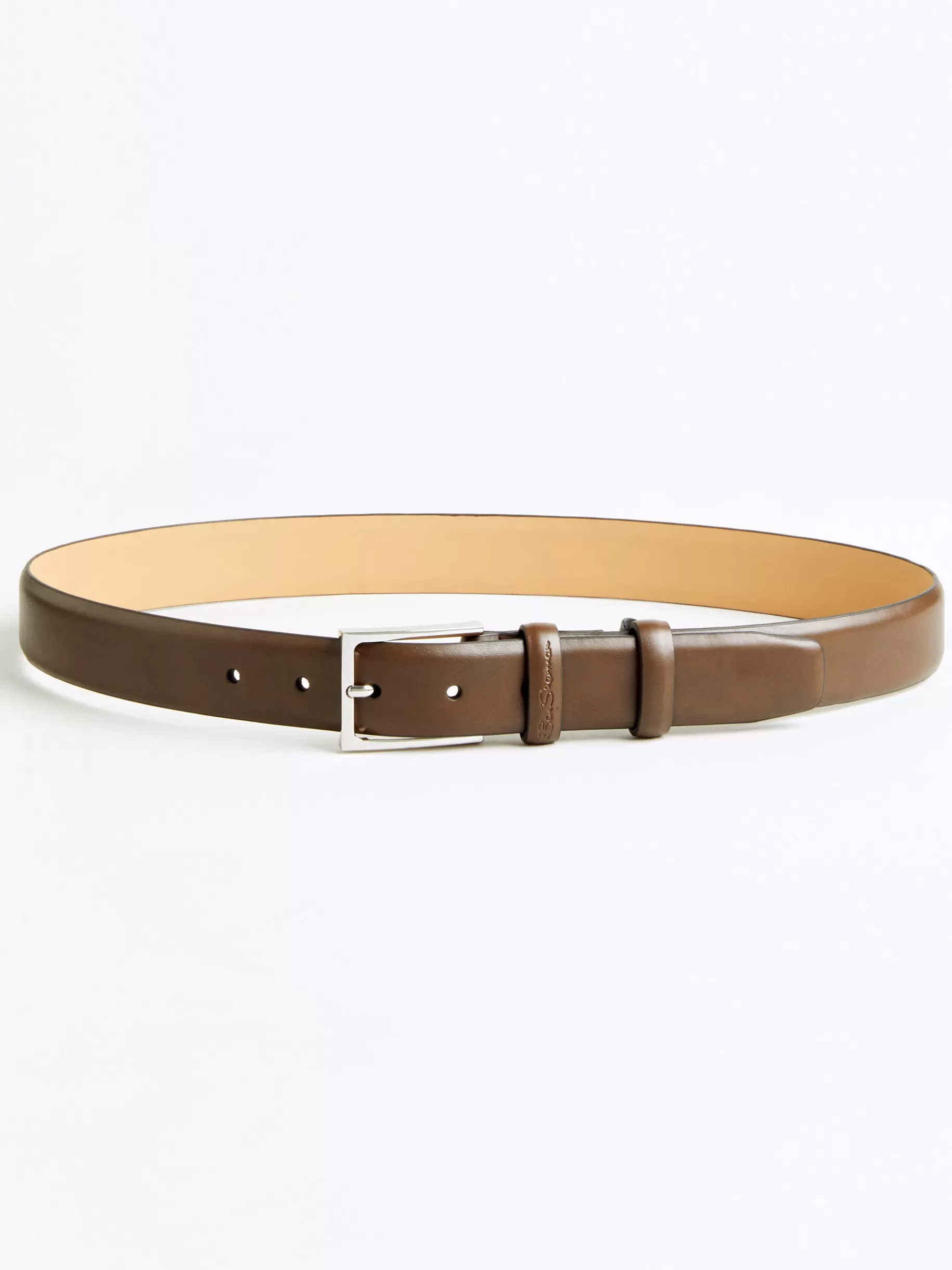 Angus Leather Dress Belt - >Ben Sherman Discount