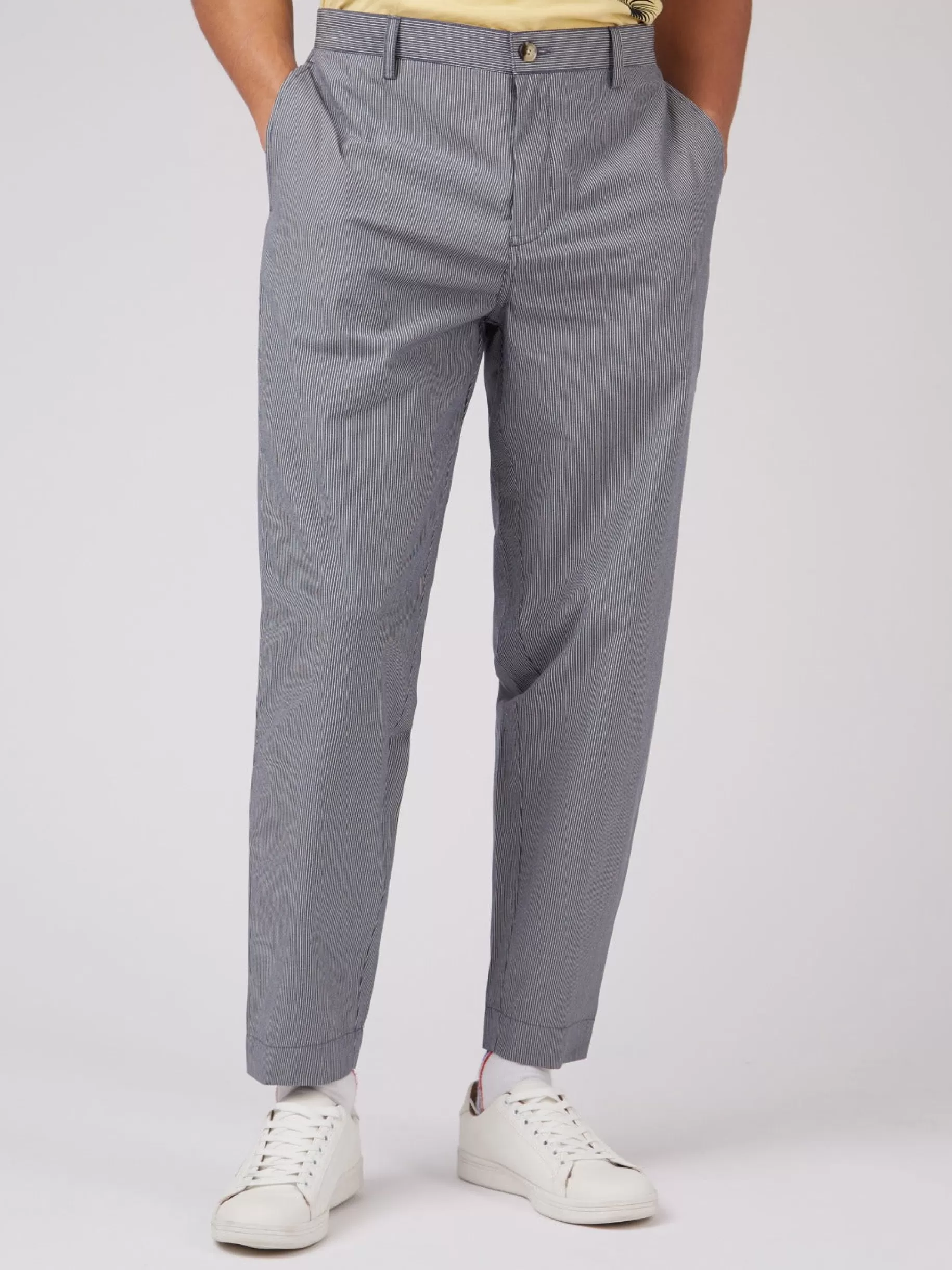 B By Cotton Taper Trousers>Ben Sherman Hot