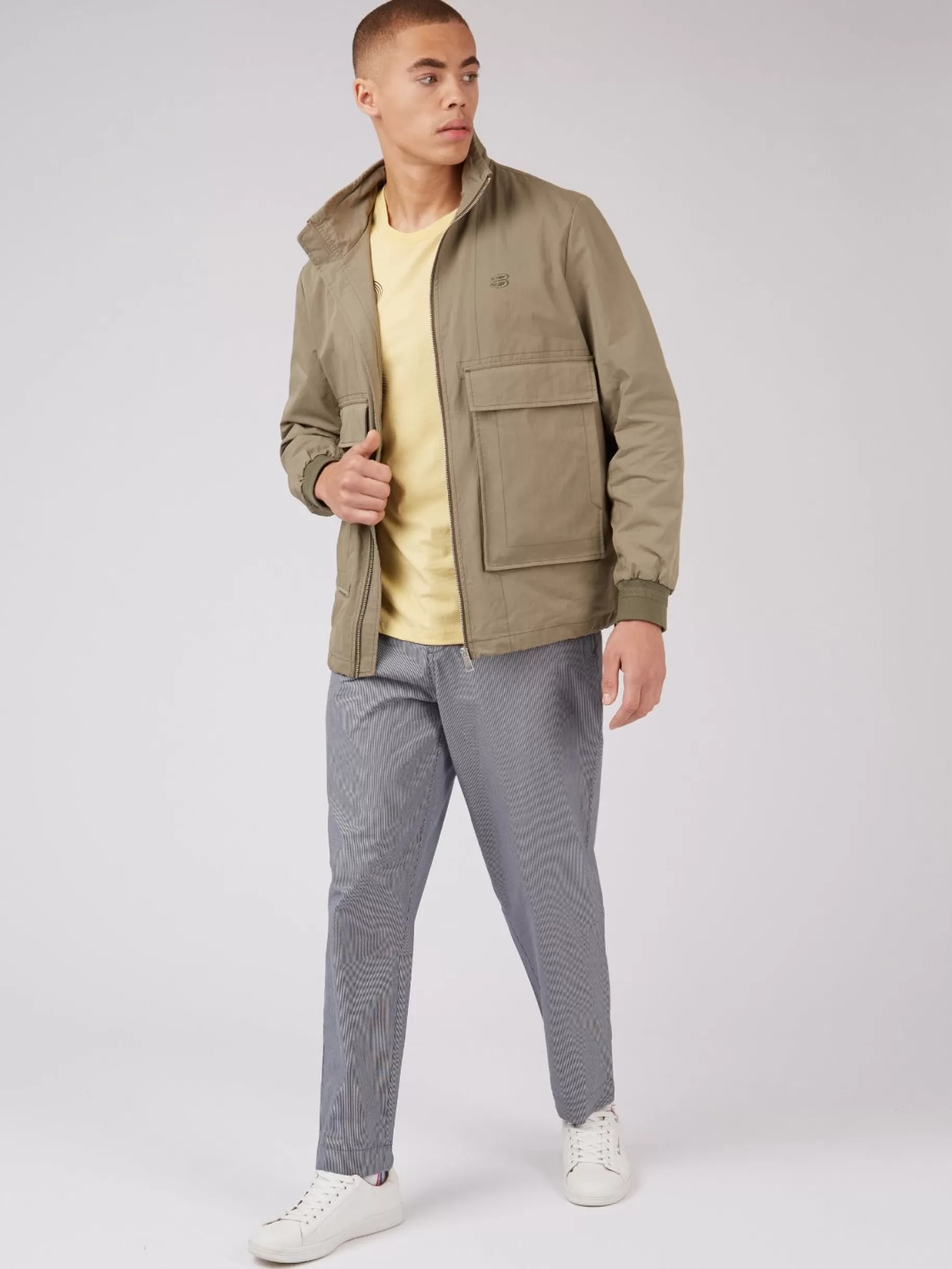 B By Cotton Taper Trousers>Ben Sherman Hot