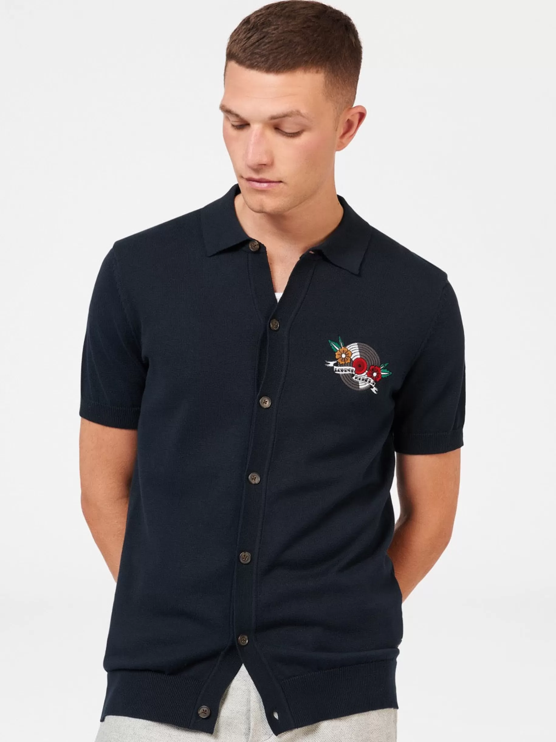 B By London Rebels Knit Polo>Ben Sherman Hot