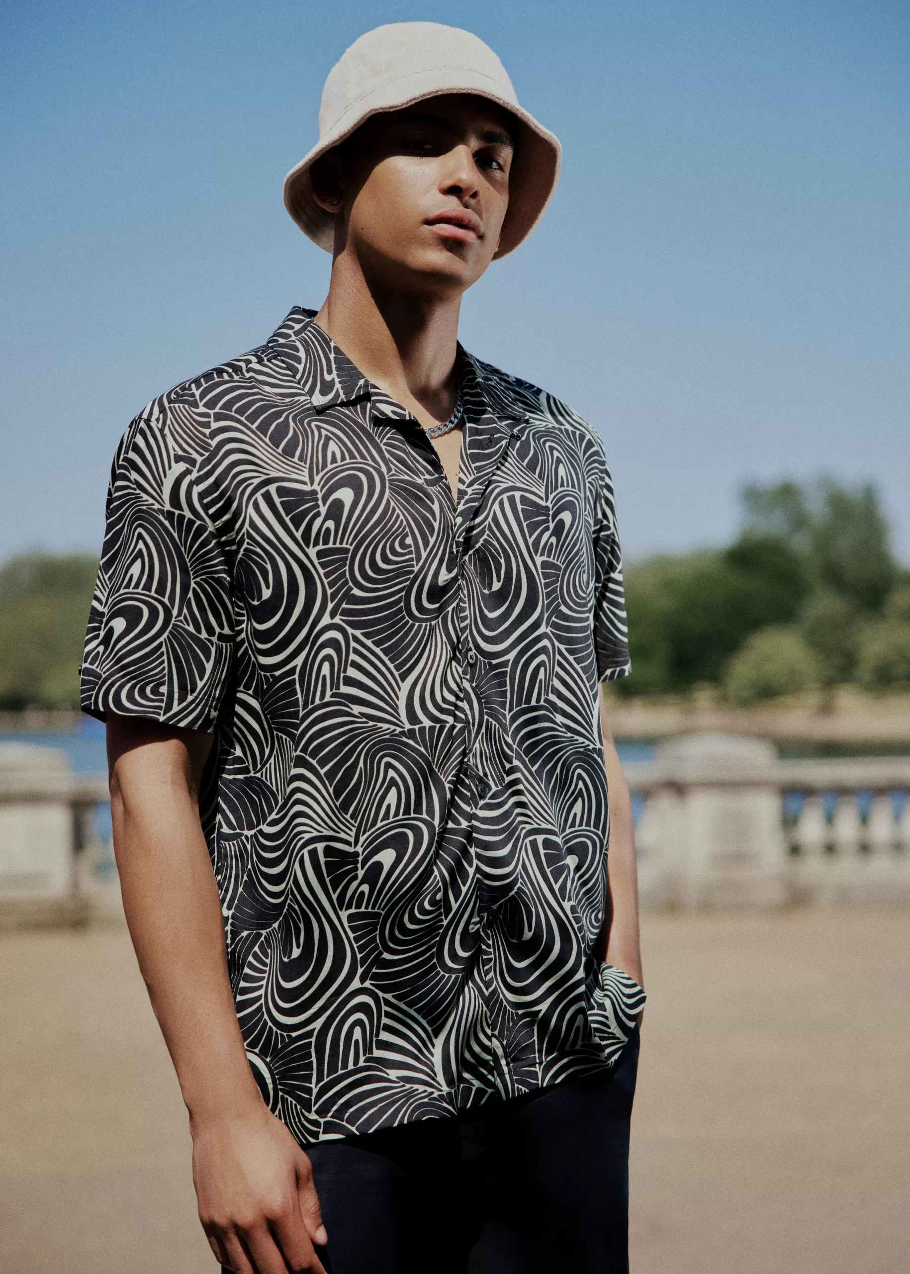 B By Psychedelic Swirl Print - >Ben Sherman Flash Sale