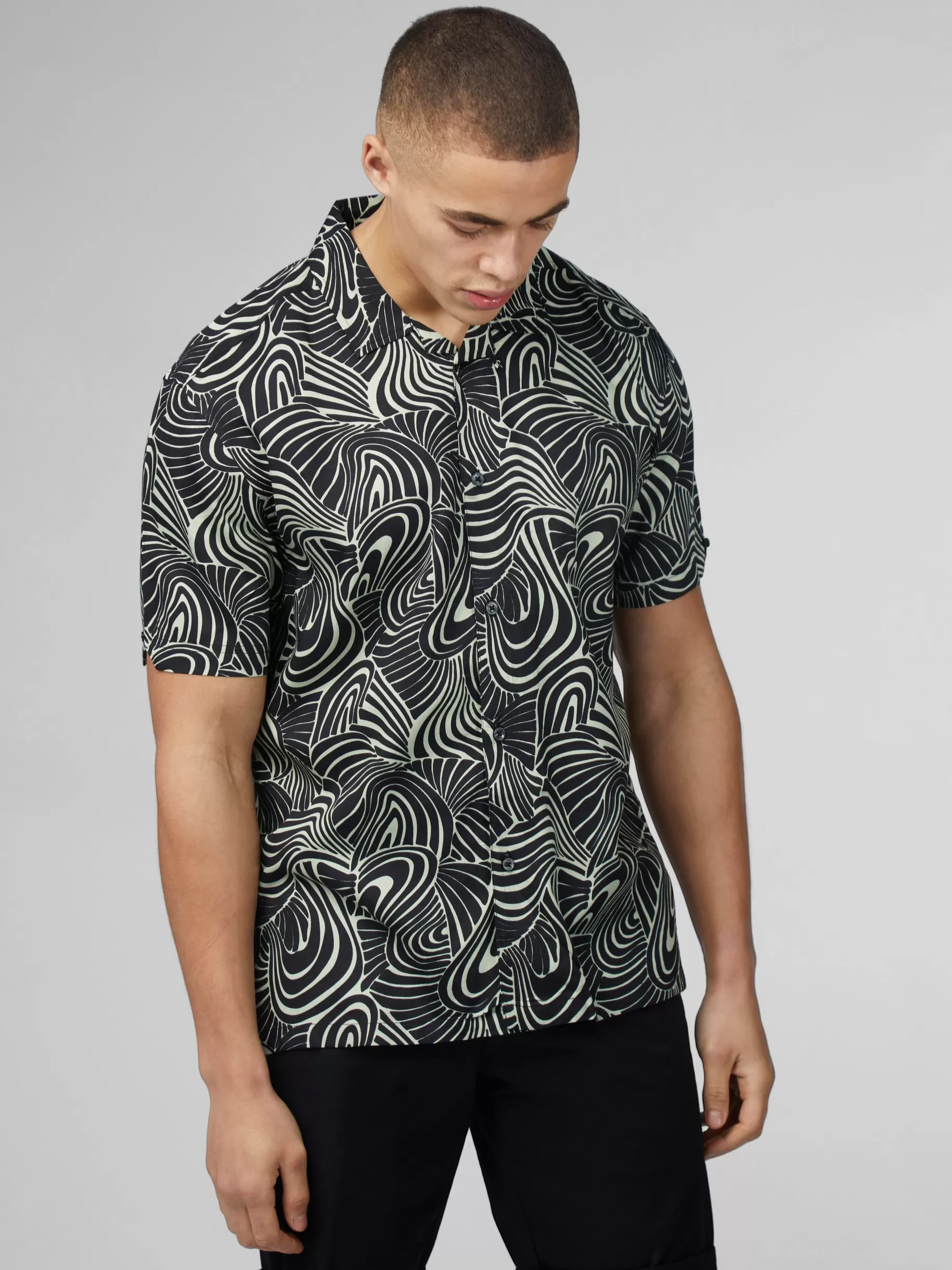 B By Psychedelic Swirl Print - >Ben Sherman Flash Sale