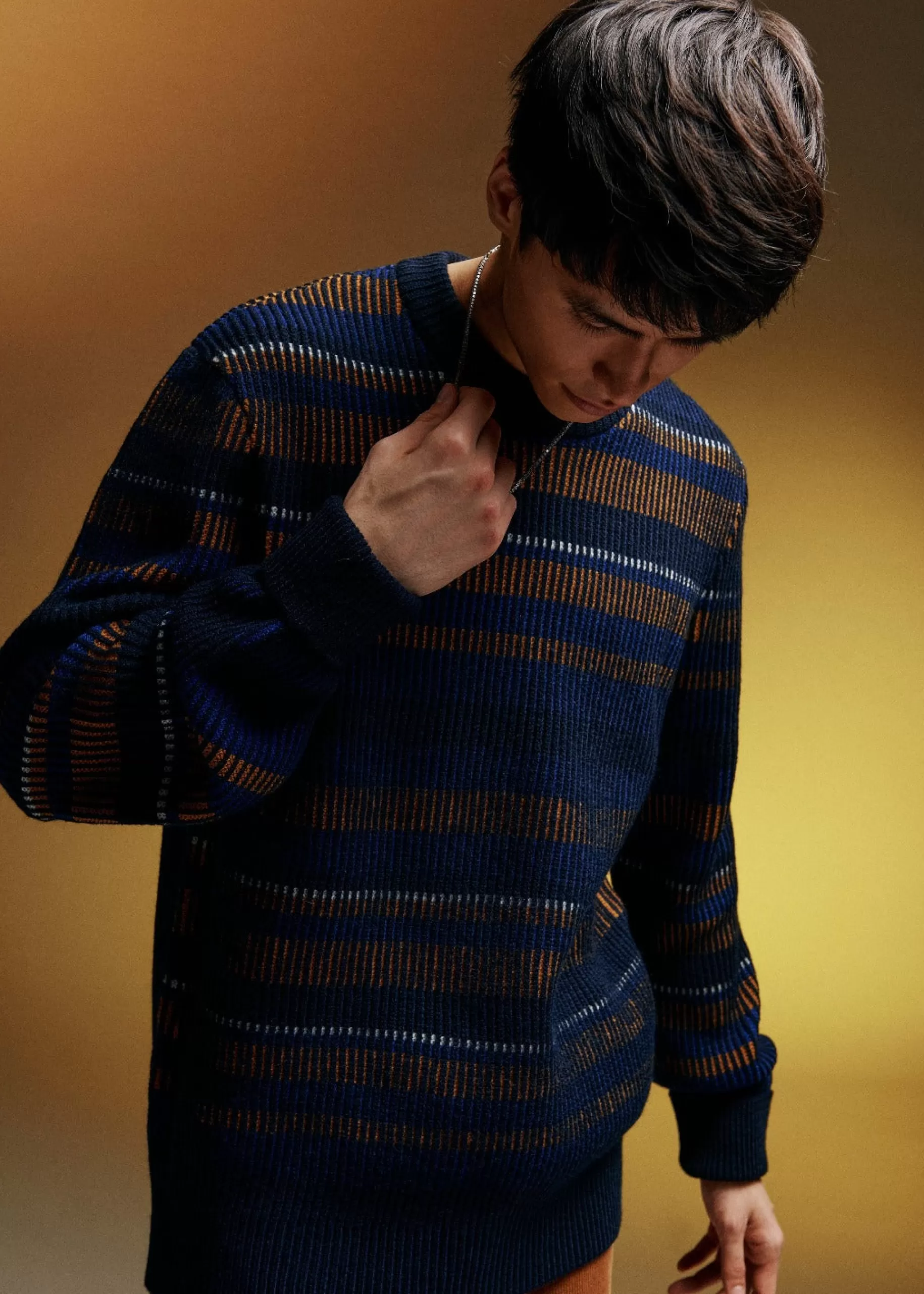 B By Stripe Knit Sweater>Ben Sherman Best