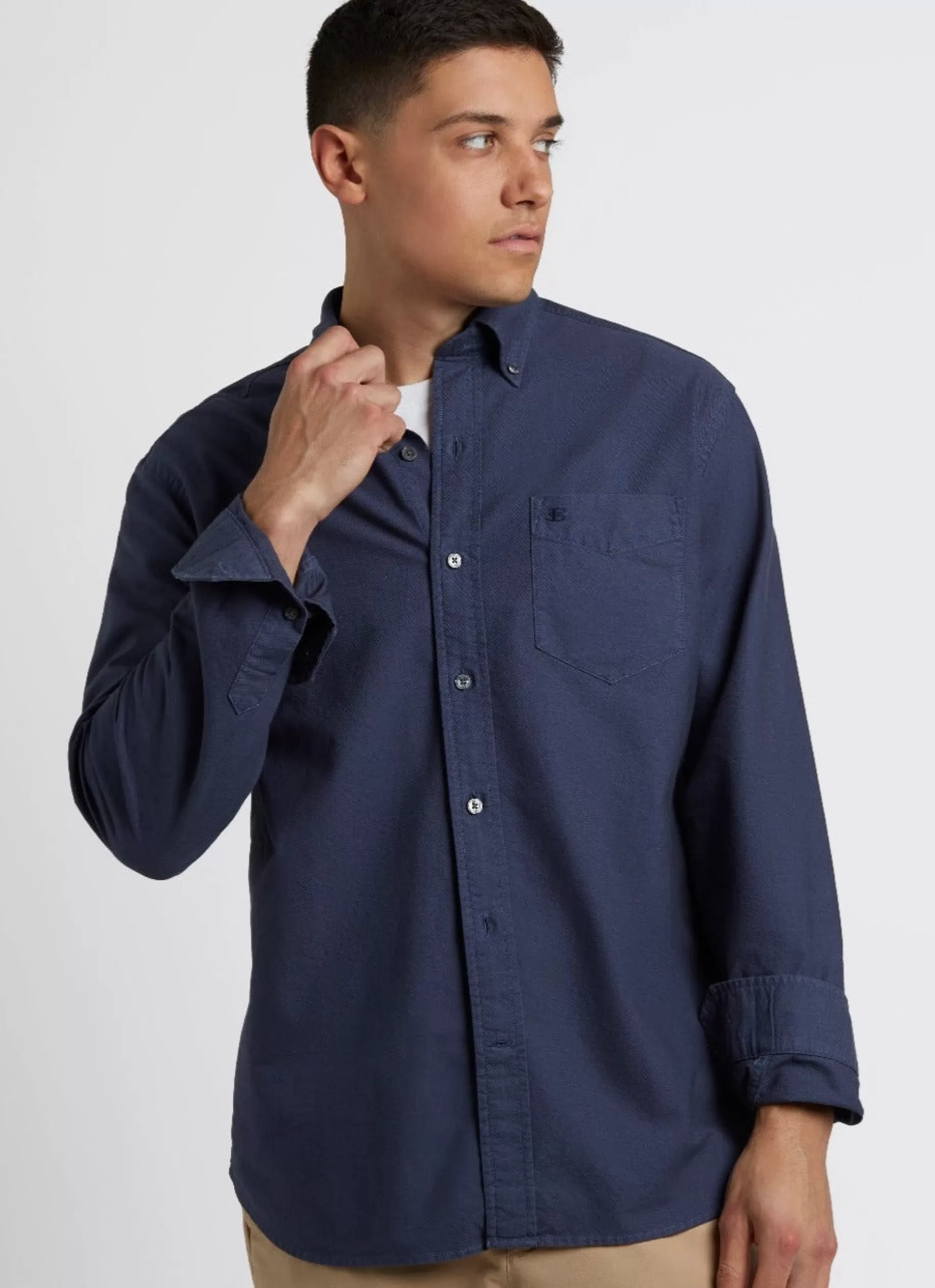 Beatnik Oxford Garment Dye Shirt - >Ben Sherman Outlet