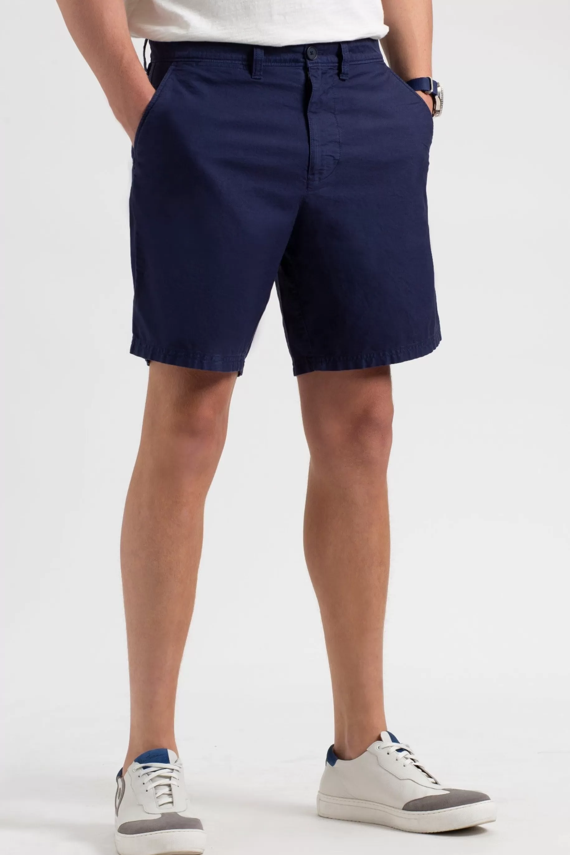 Beatnik Oxford Garment Dye Slim Short - >Ben Sherman Hot