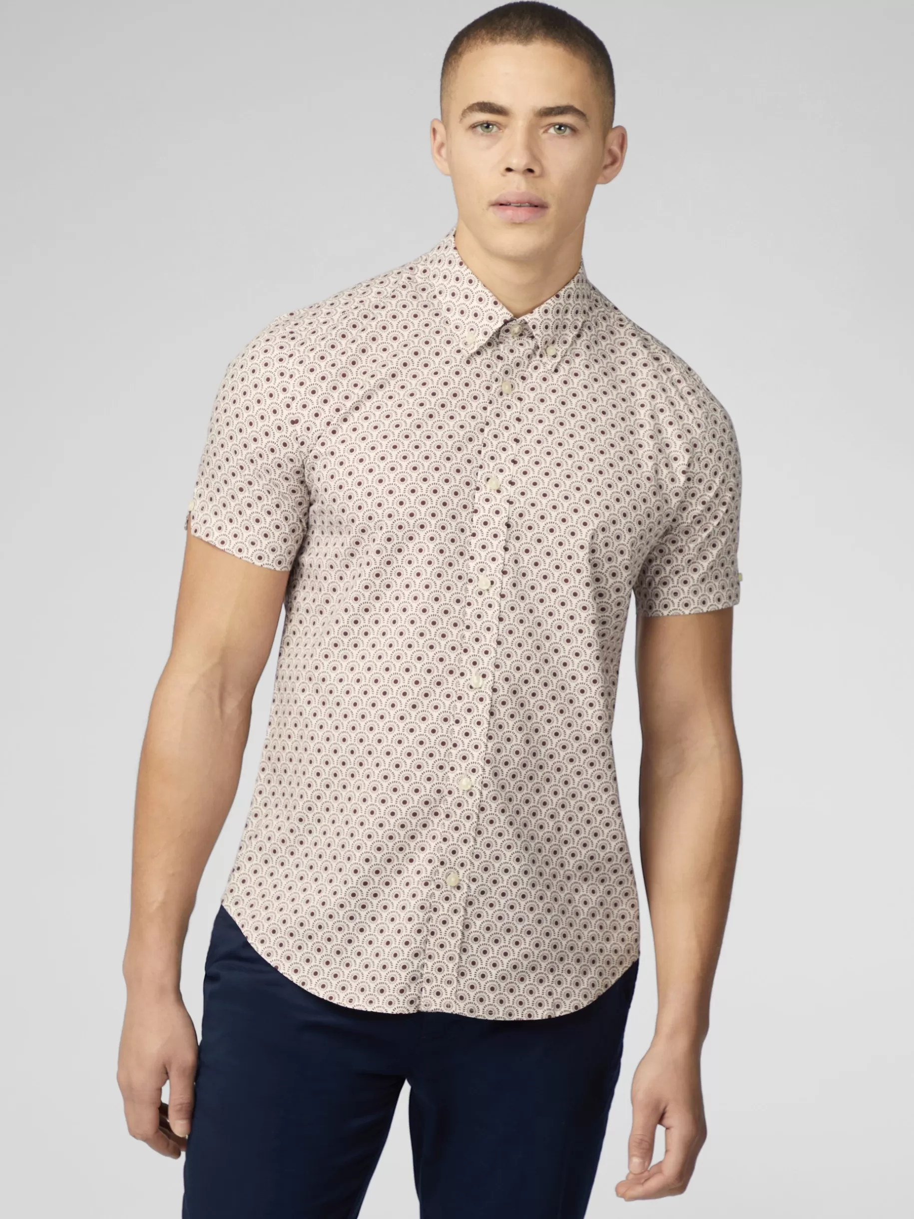 Block Geo Print Shirt - >Ben Sherman Best Sale