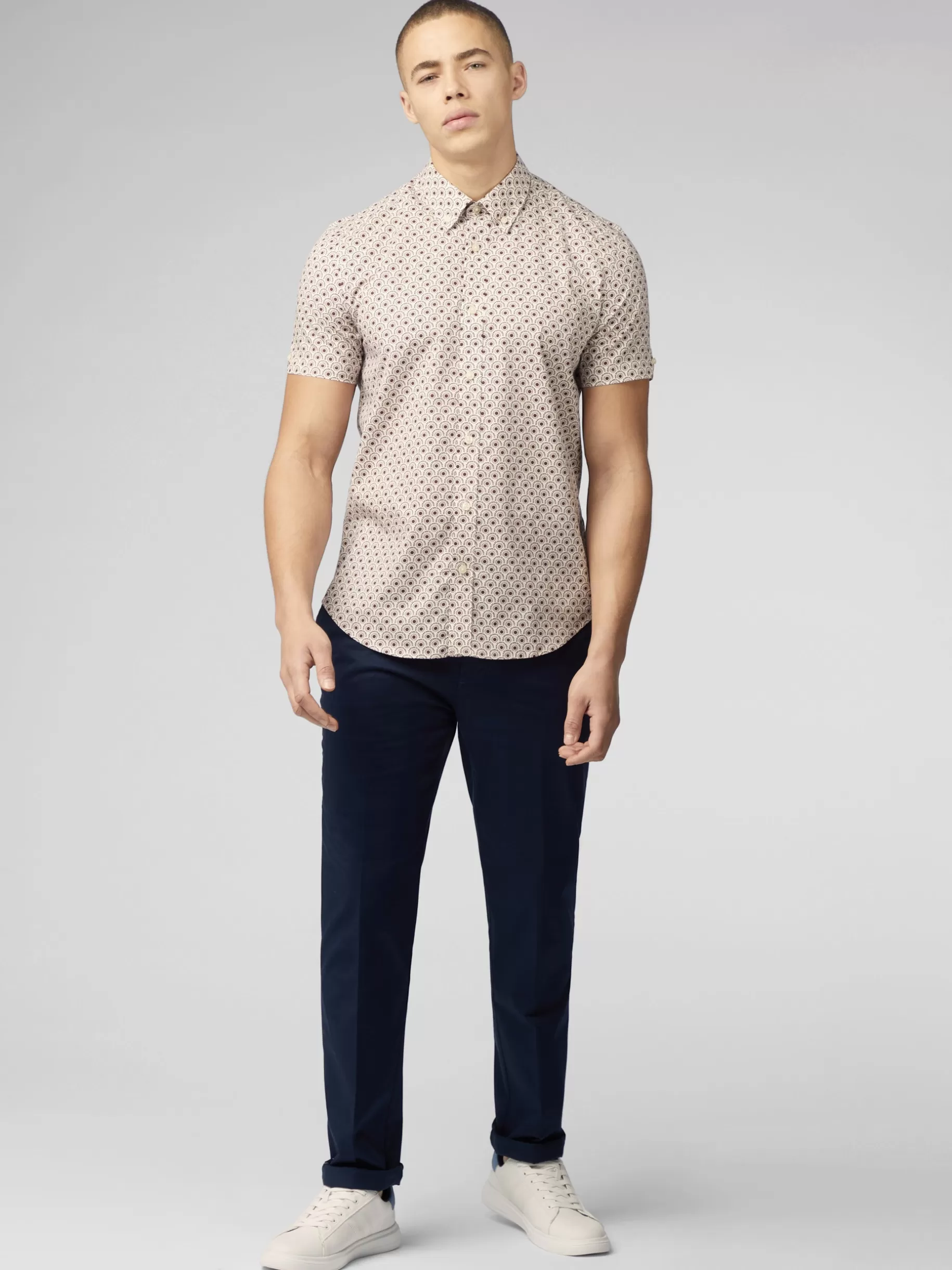 Block Geo Print Shirt - >Ben Sherman Best Sale