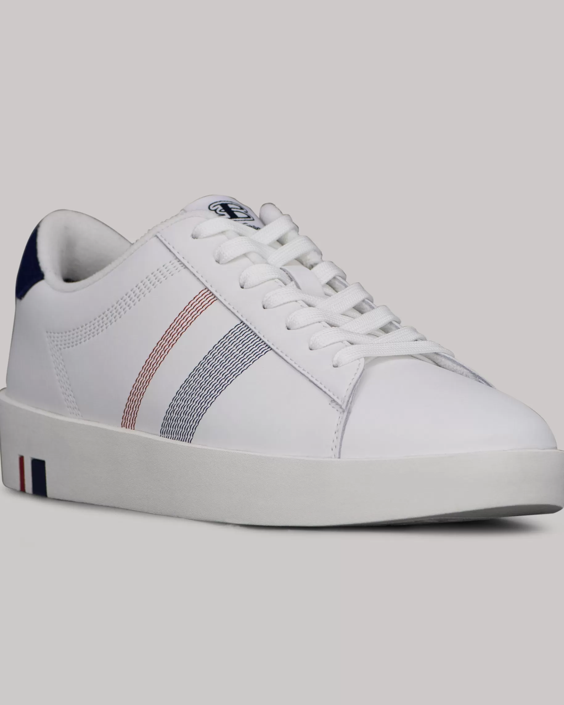 Boxwell Sneaker - White/Navy>Ben Sherman Discount