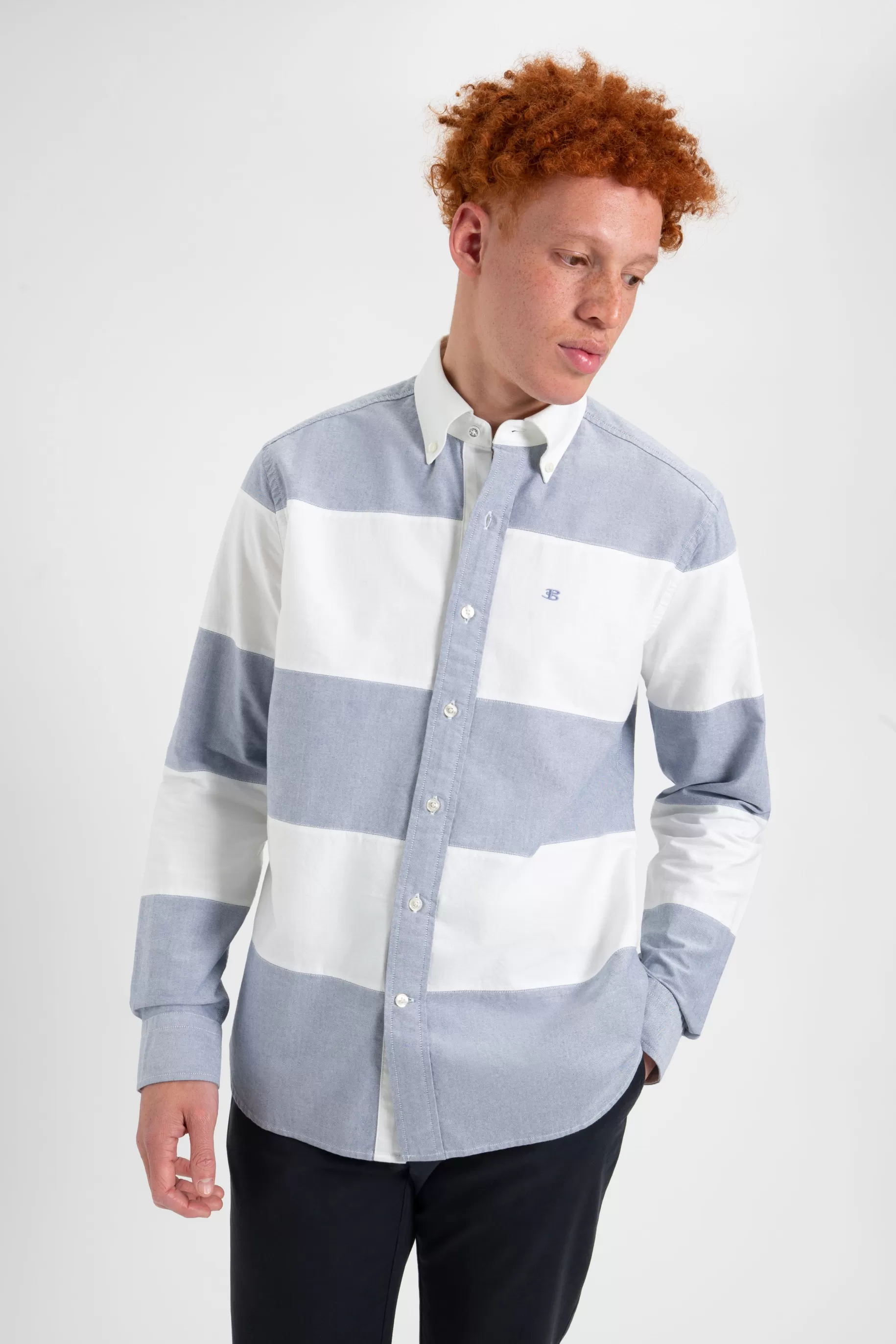 Brighton Oxford Organic Garment Dye Rugby Shirt>Ben Sherman Clearance