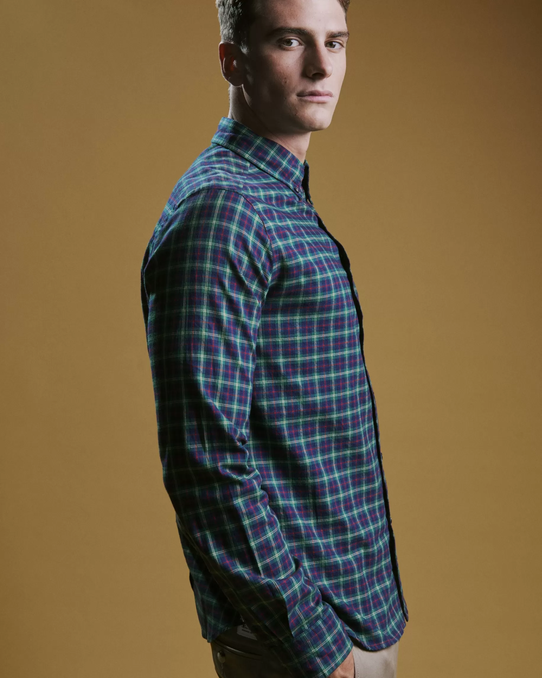 House Tartan Twill Shirt - >Ben Sherman Cheap