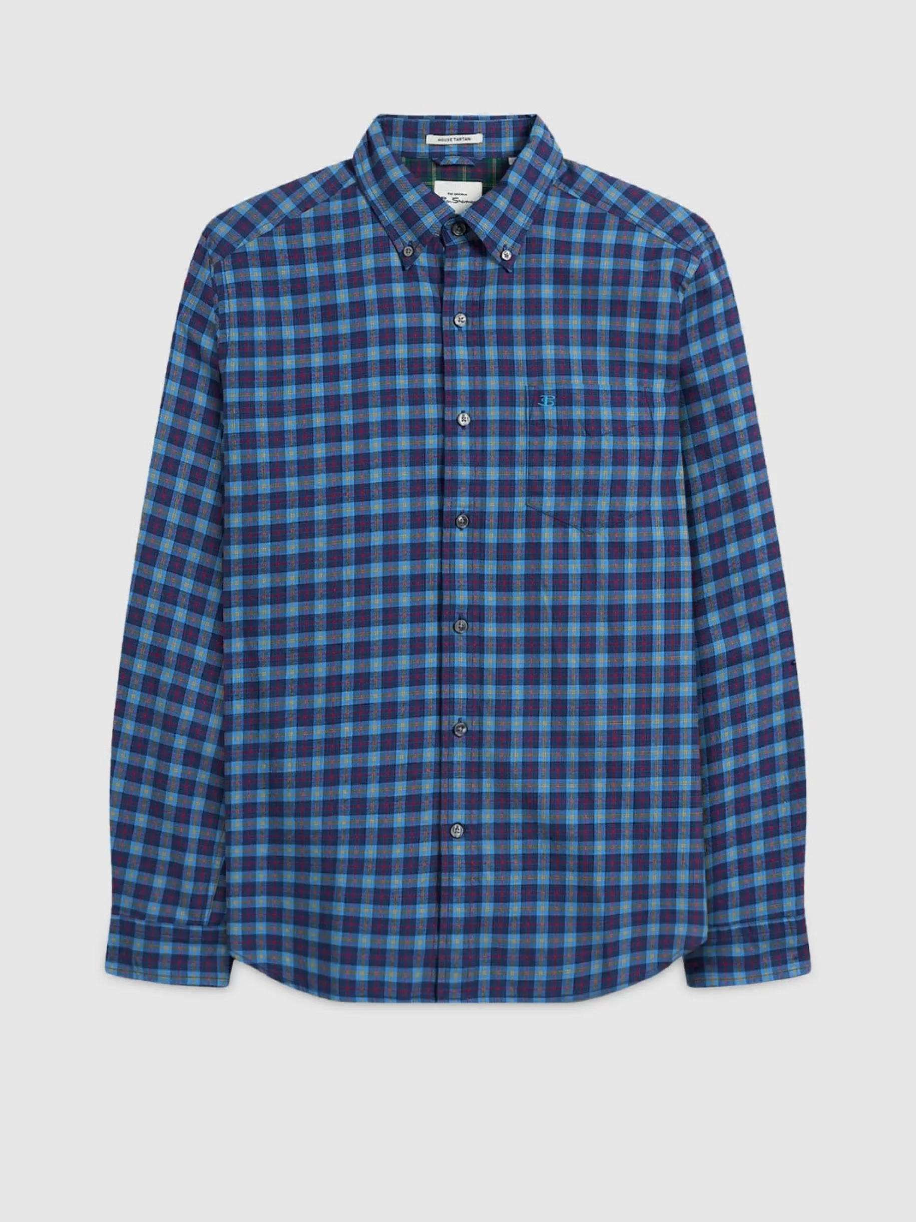 House Tartan Twill Shirt - >Ben Sherman Clearance