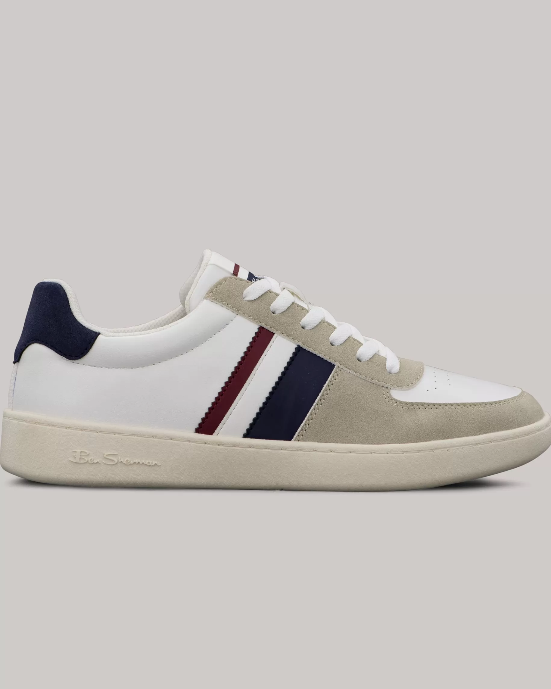 Hyde Navy Stripe Sneaker - >Ben Sherman Discount