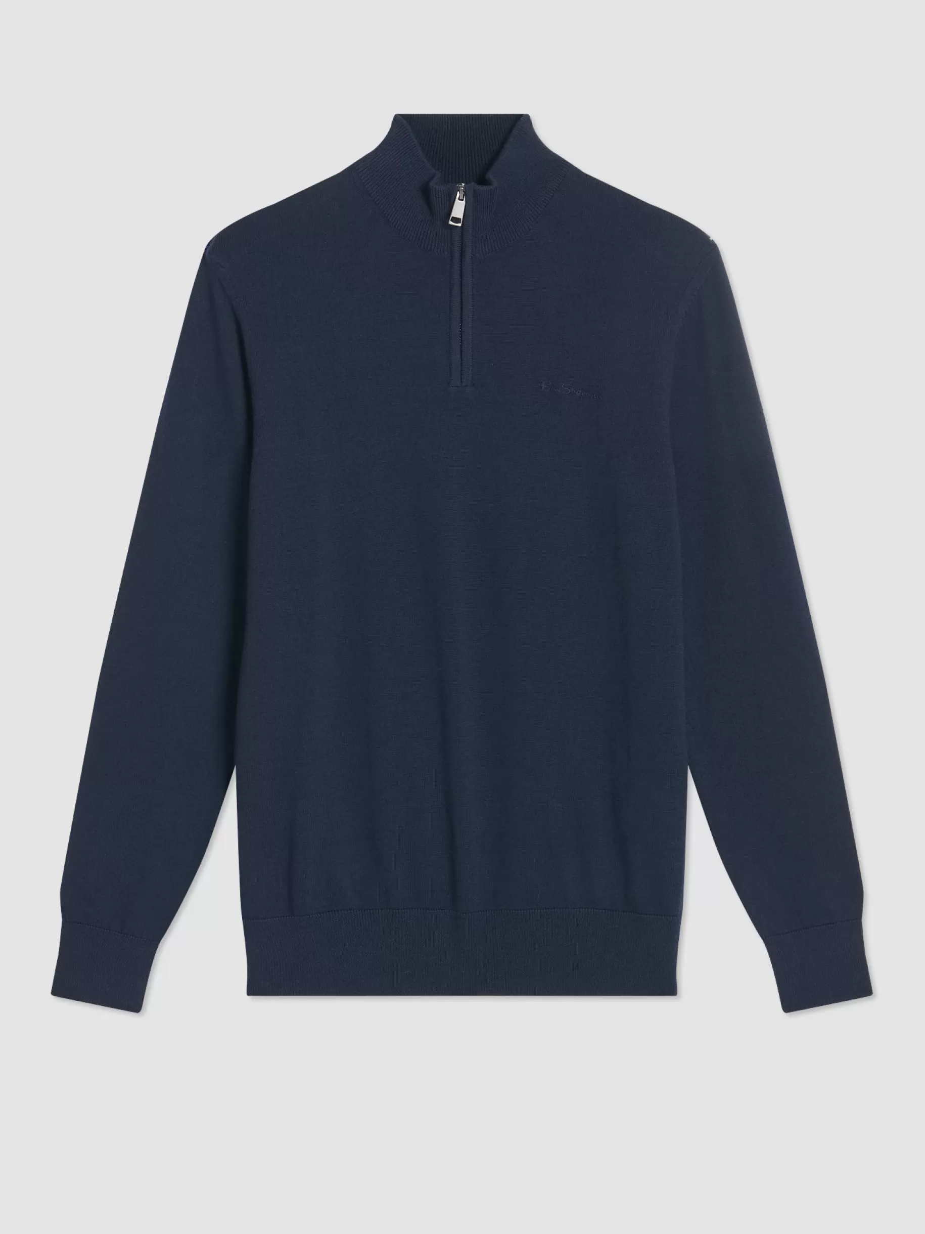 Merino Knit Half-Zip Sweater - >Ben Sherman Hot