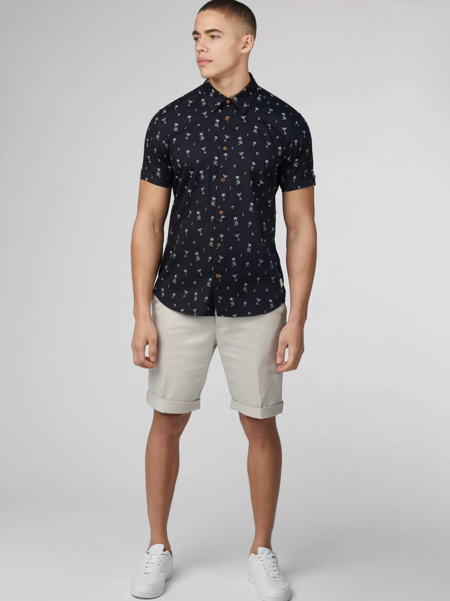 Scattered Print Shirt - >Ben Sherman Best