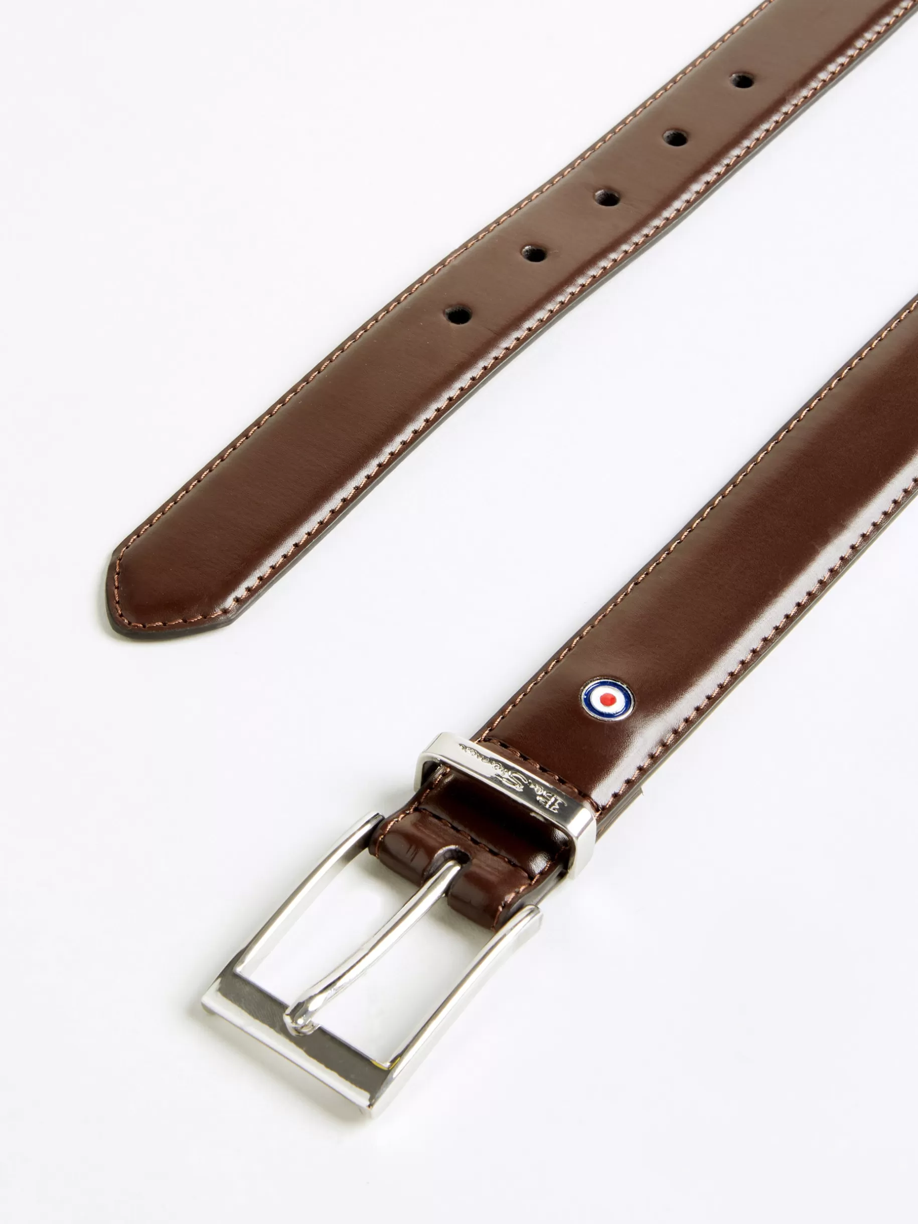 Scotty Leather Dress Belt - >Ben Sherman Shop