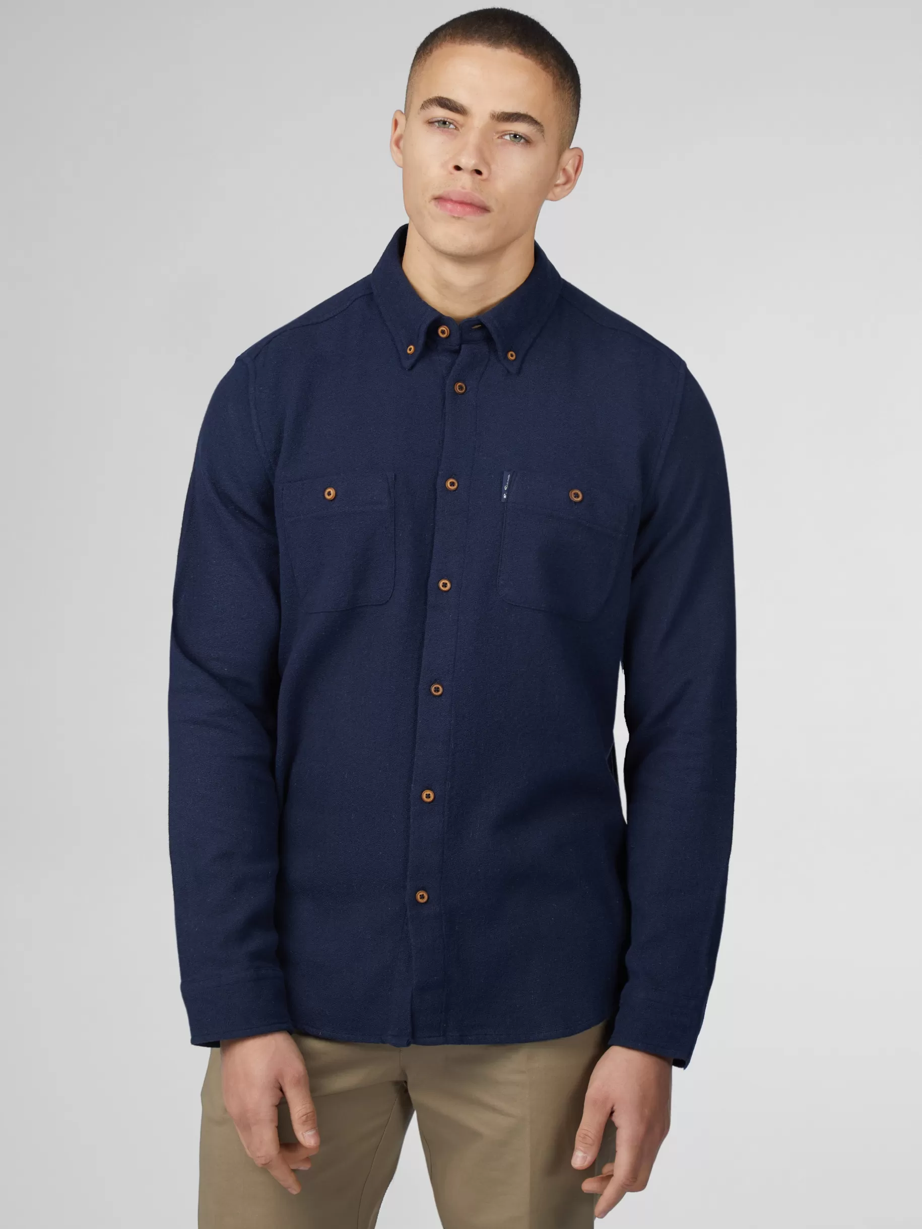 Signature Boucle Shirt Shirt - >Ben Sherman Sale