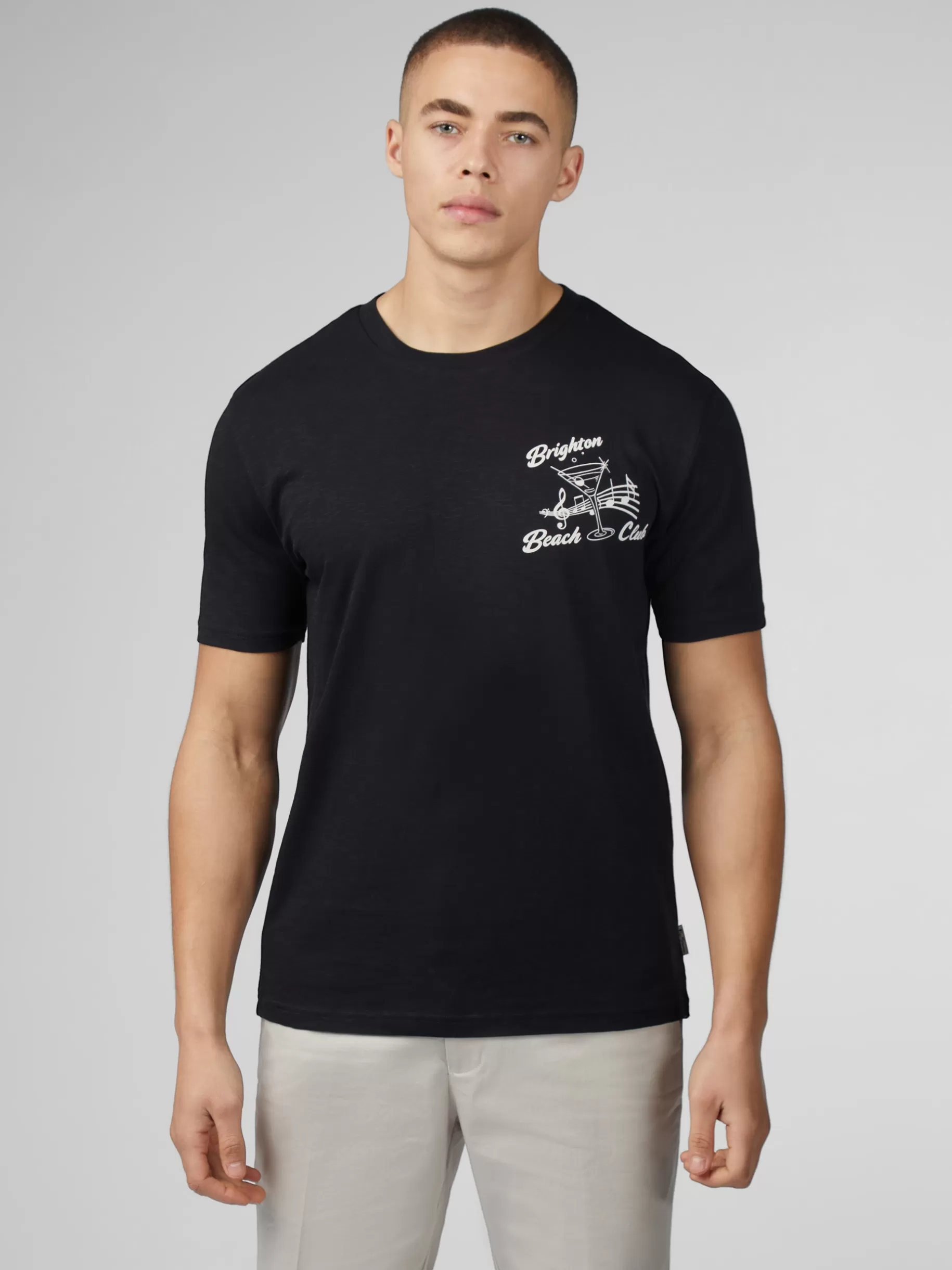 Signature Brighton Beach Club Tee - >Ben Sherman New