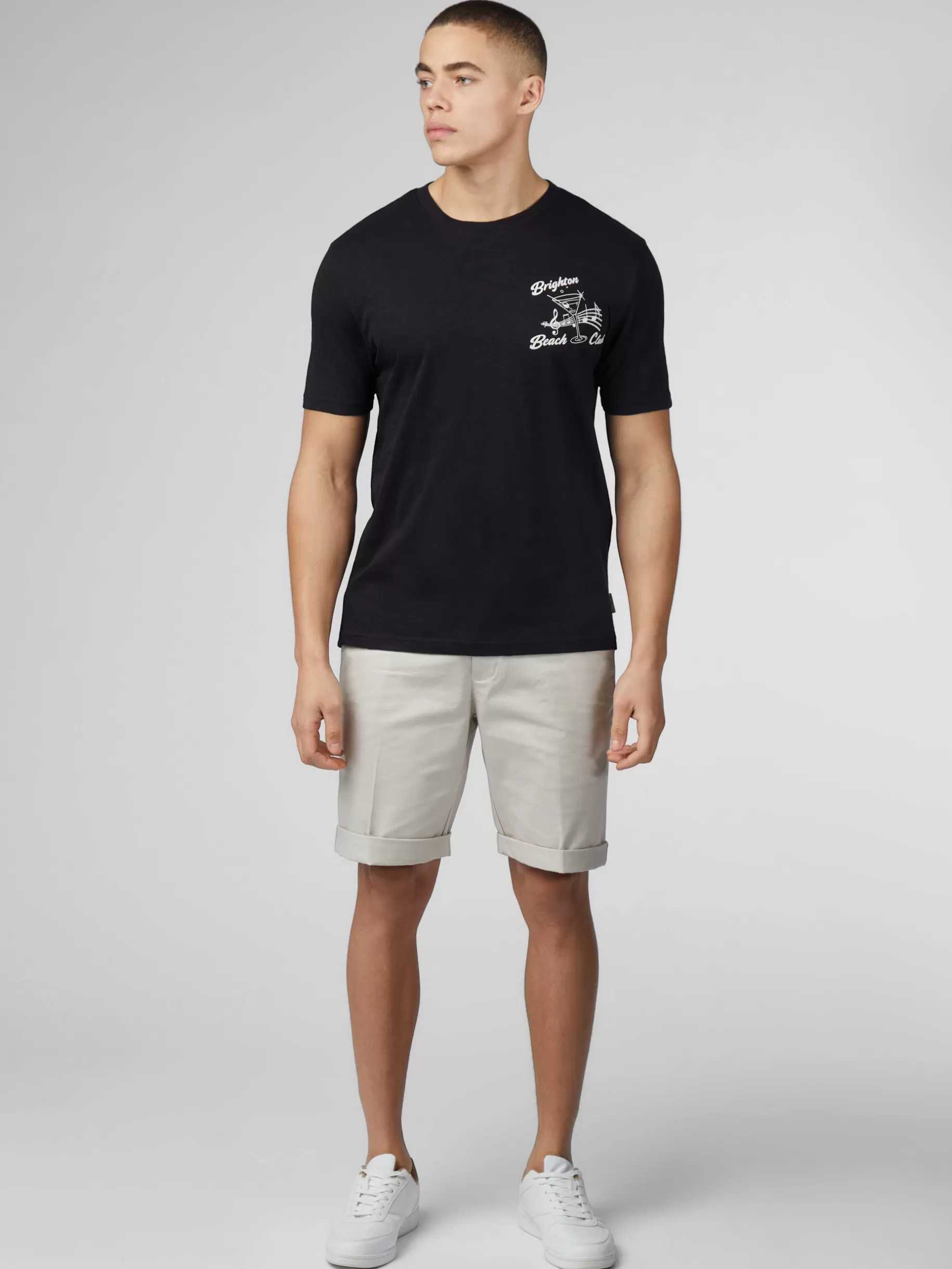 Signature Brighton Beach Club Tee - >Ben Sherman New