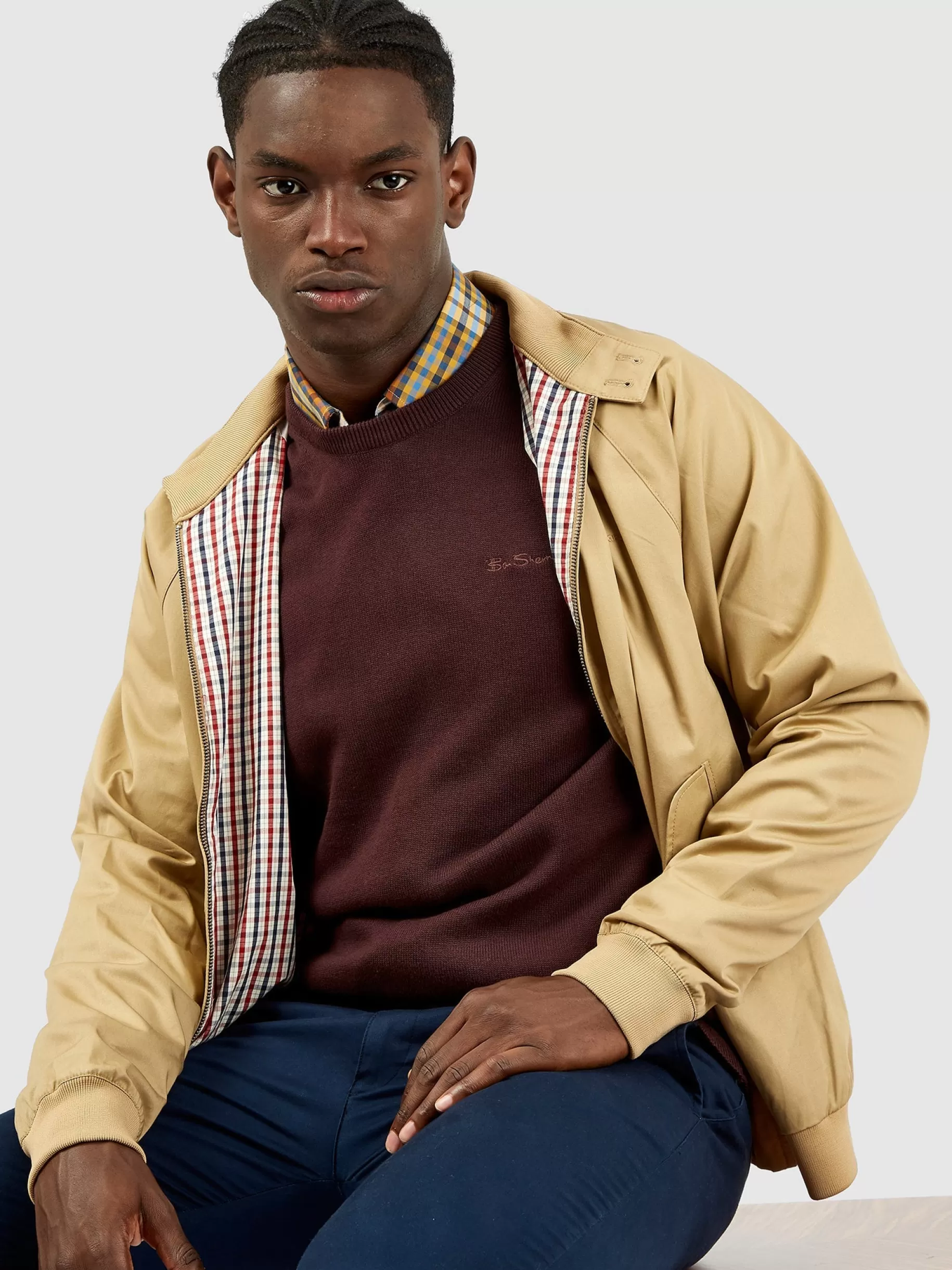 Signature Harrington Jacket - >Ben Sherman Outlet