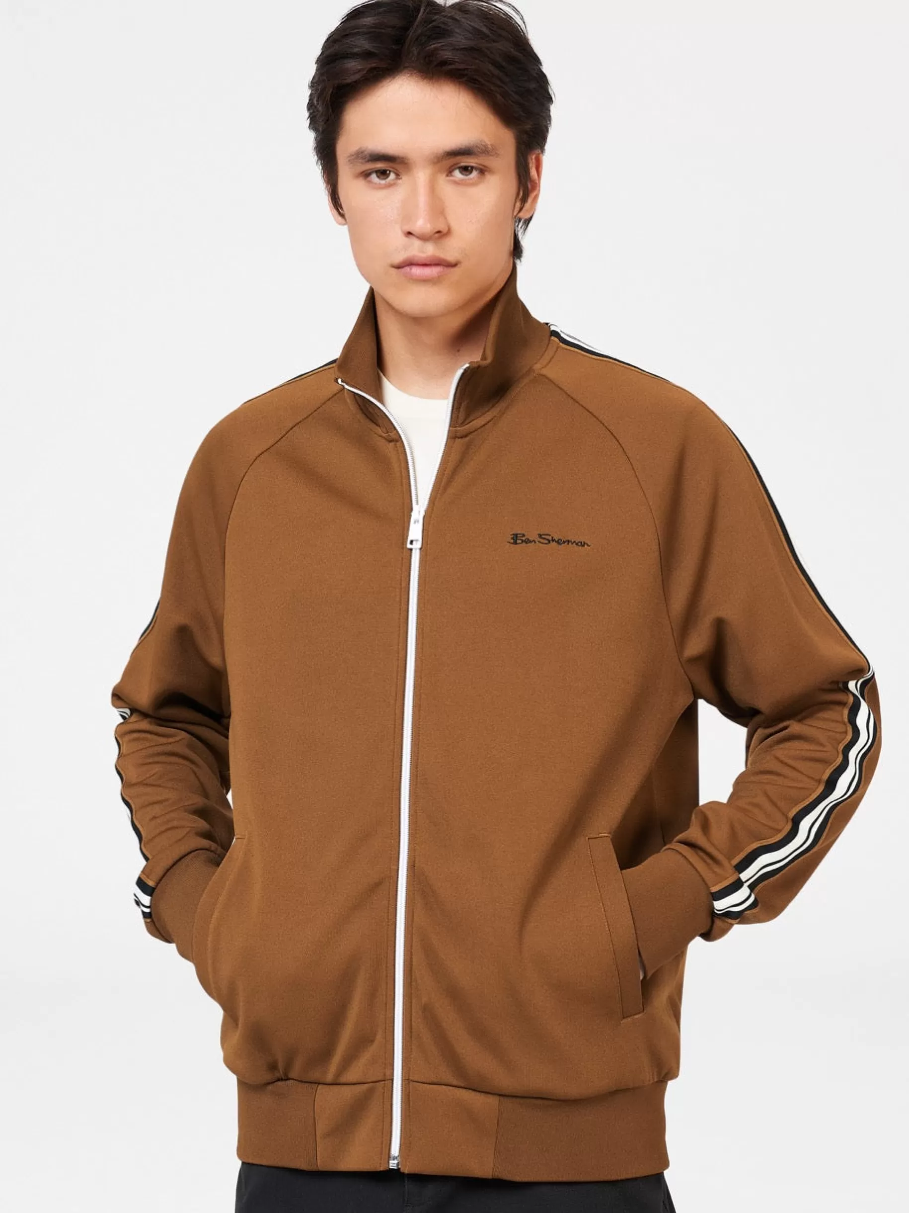 Signature House Taped Track Jacket - >Ben Sherman Online