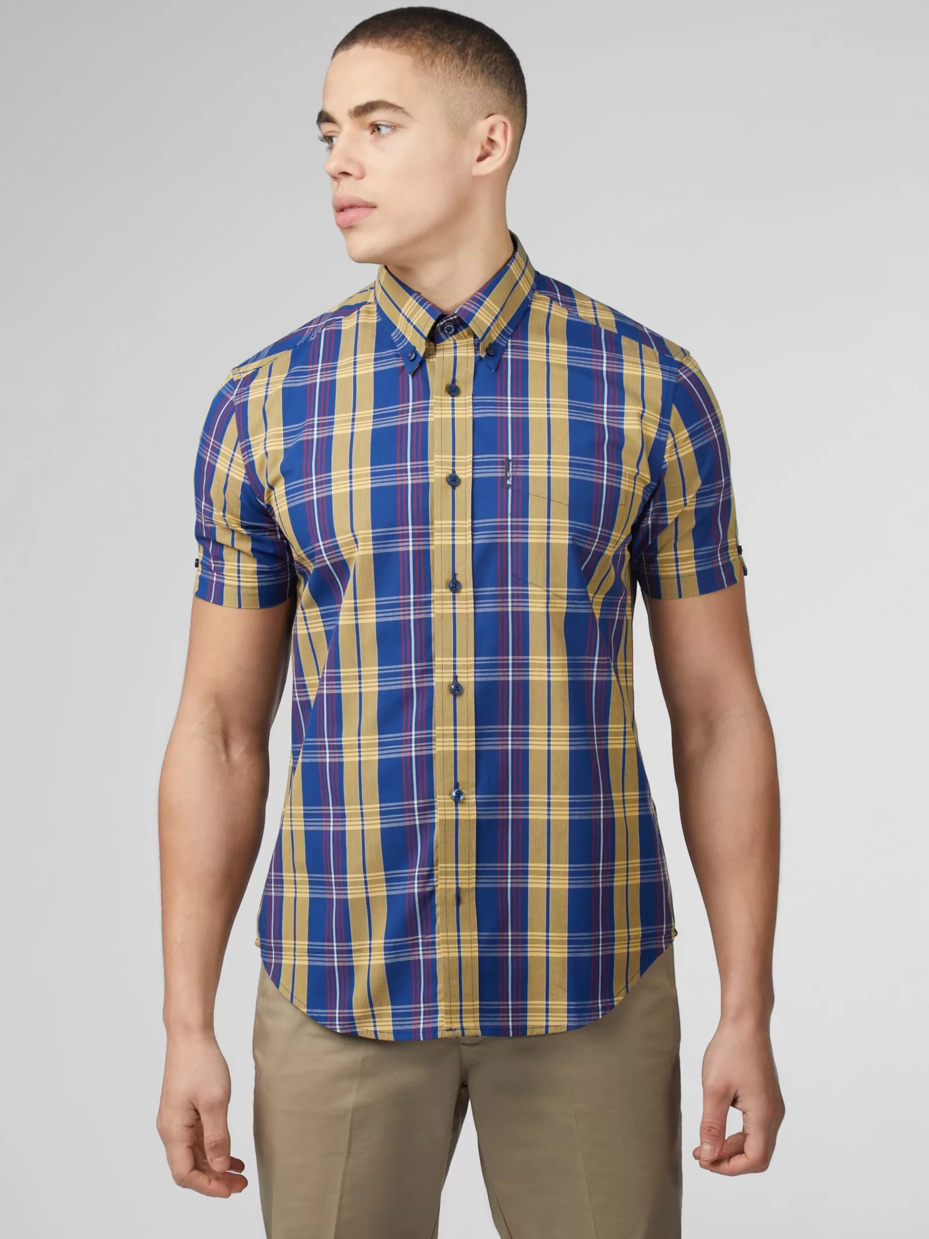 Signature Irregular Check Shirt - >Ben Sherman Store