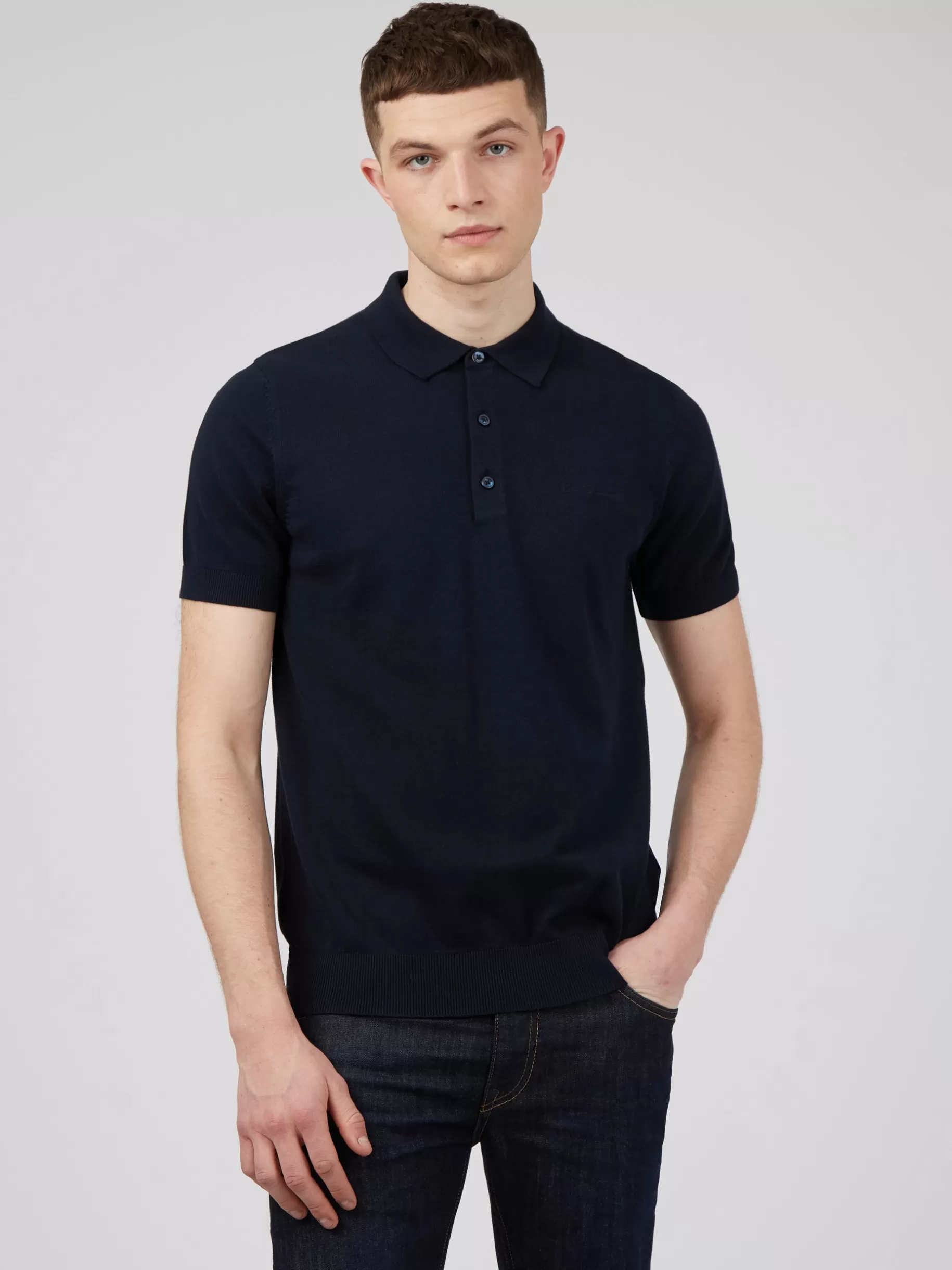 Signature Knit Polo - >Ben Sherman Clearance