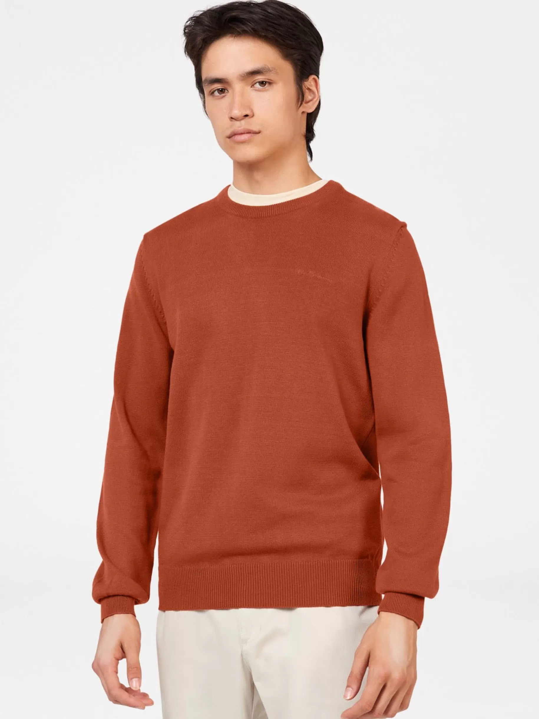 Signature Knitted Crewneck Sweater - >Ben Sherman Store