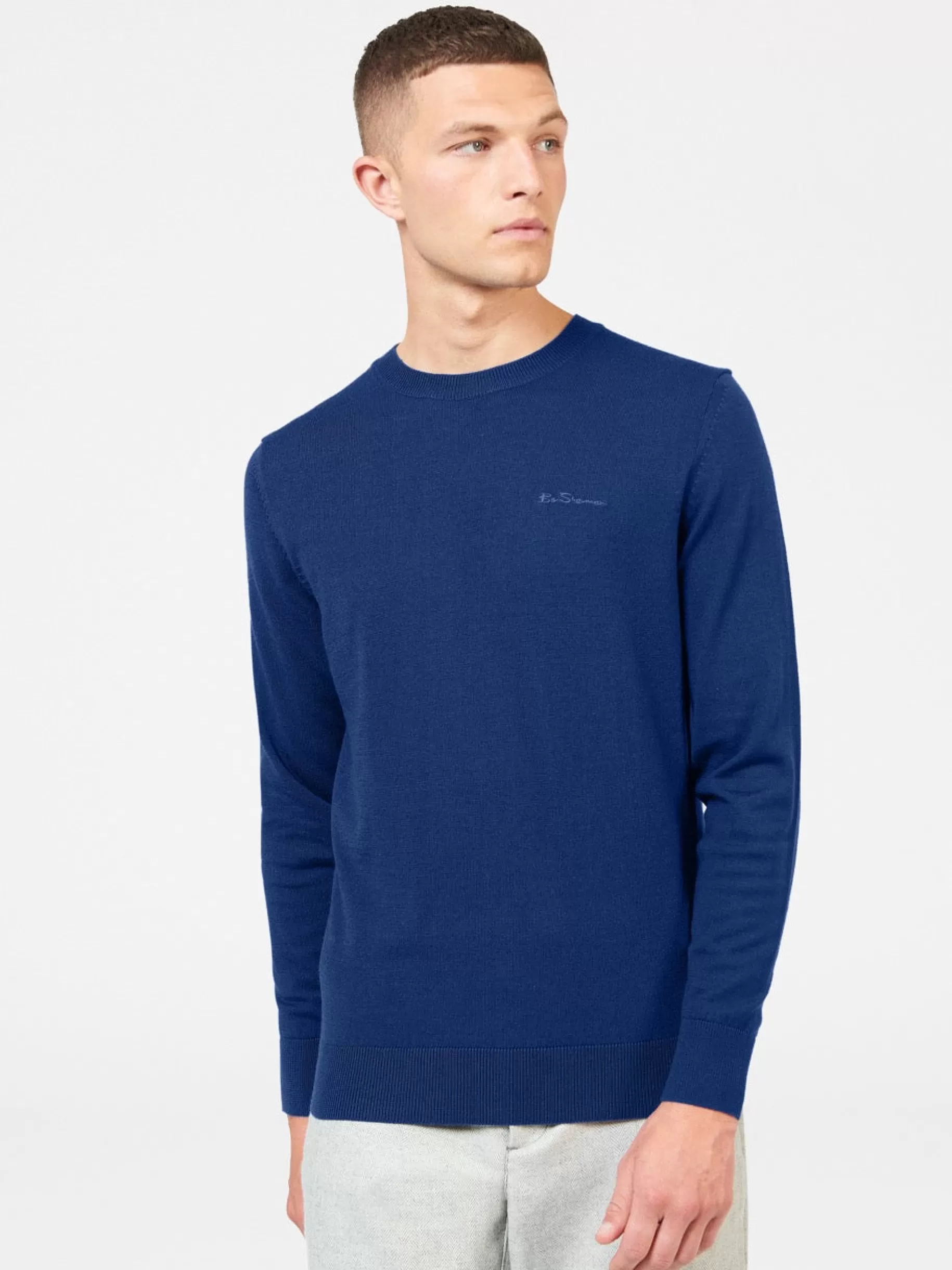 Signature Merino Crewneck Sweater - Twilight>Ben Sherman Flash Sale