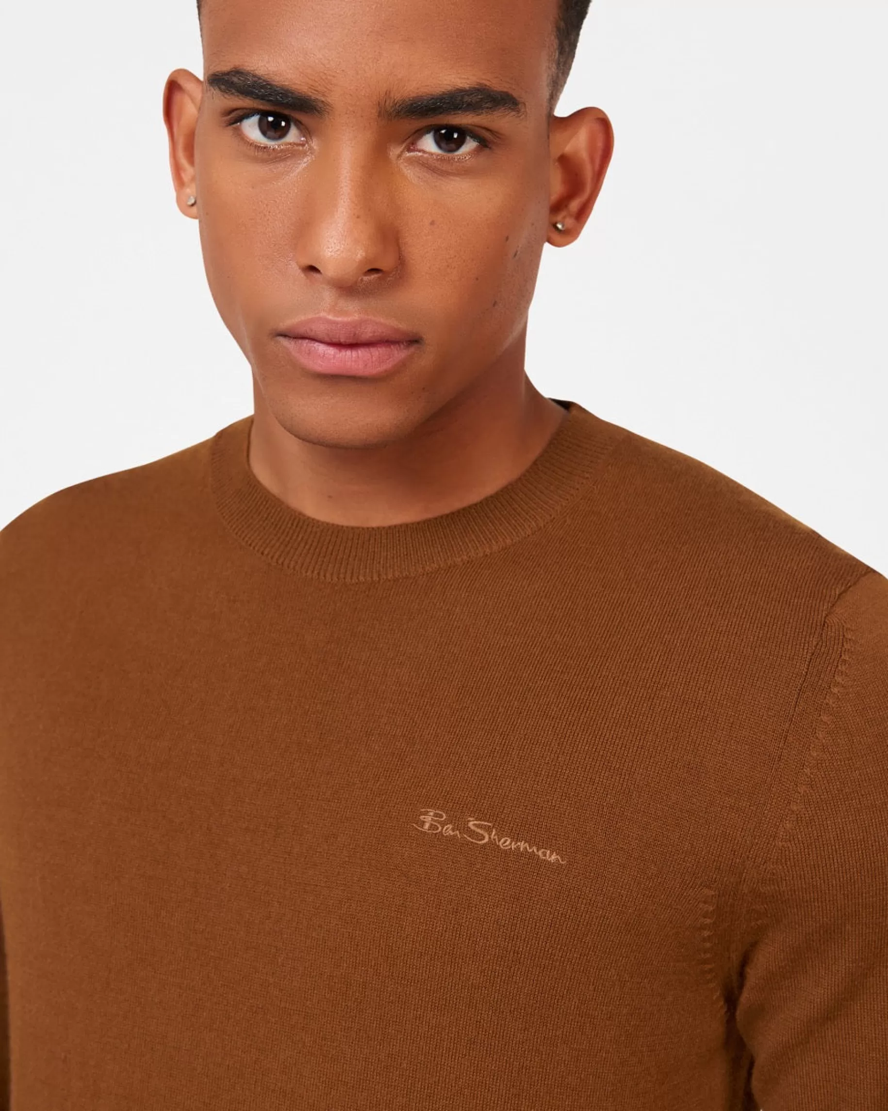 Signature Merino Crewneck Sweater - >Ben Sherman Best