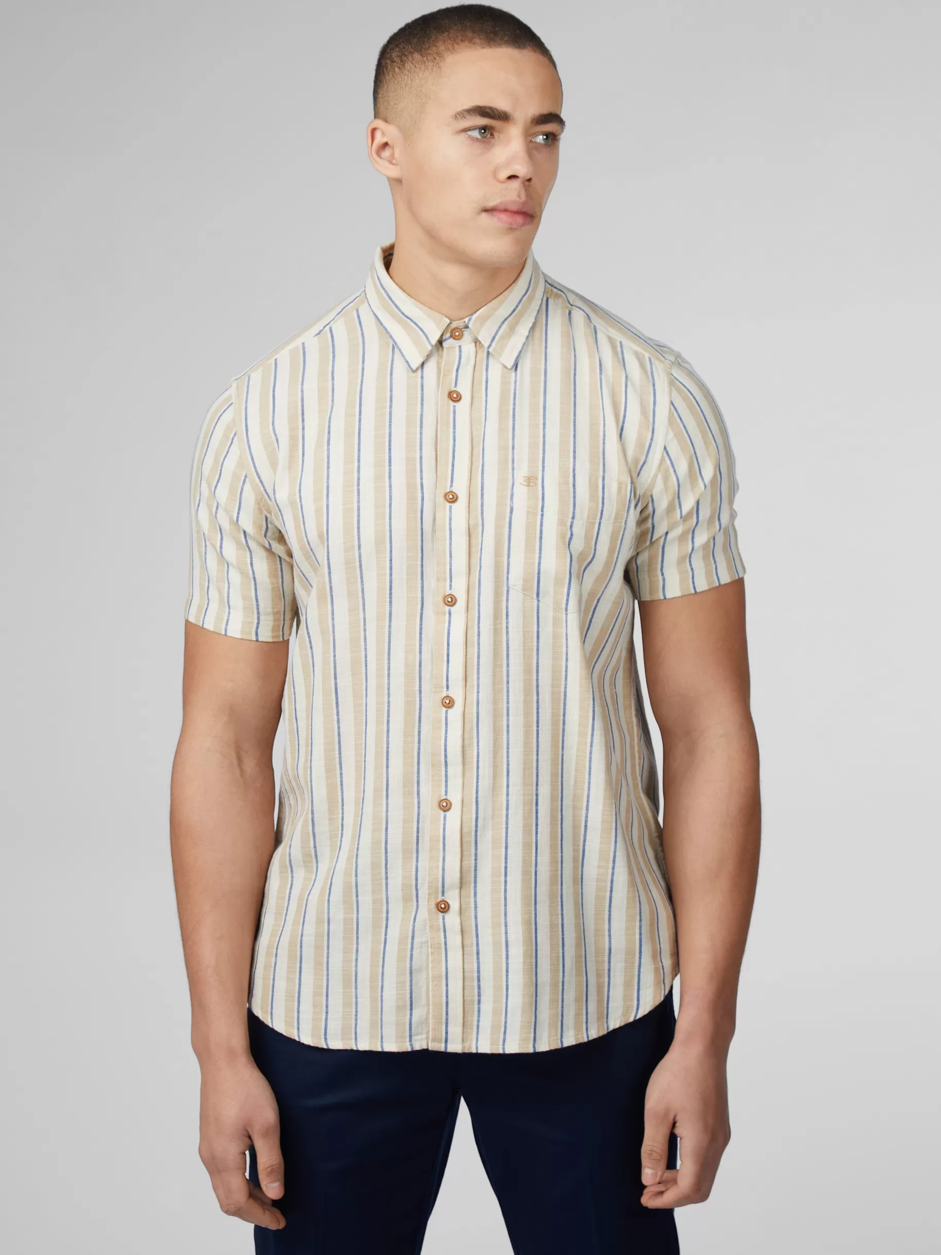 Signature Mod Stripe Shirt - >Ben Sherman Store