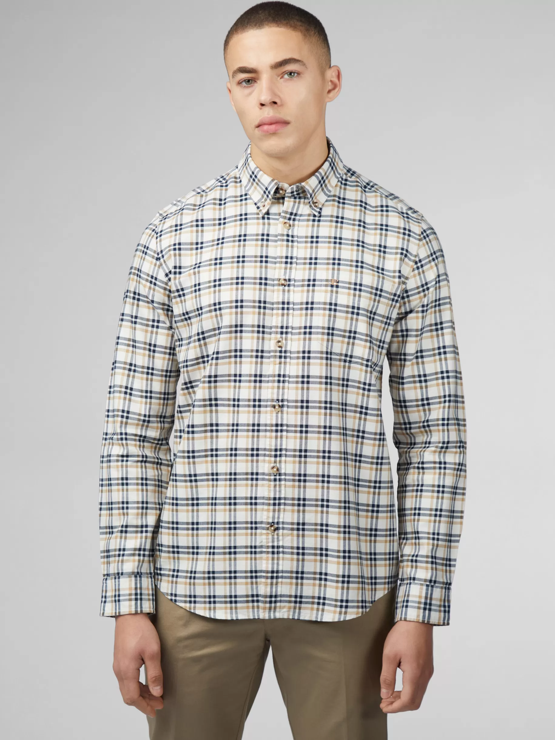 Signature Oxford Check Shirt - >Ben Sherman Online