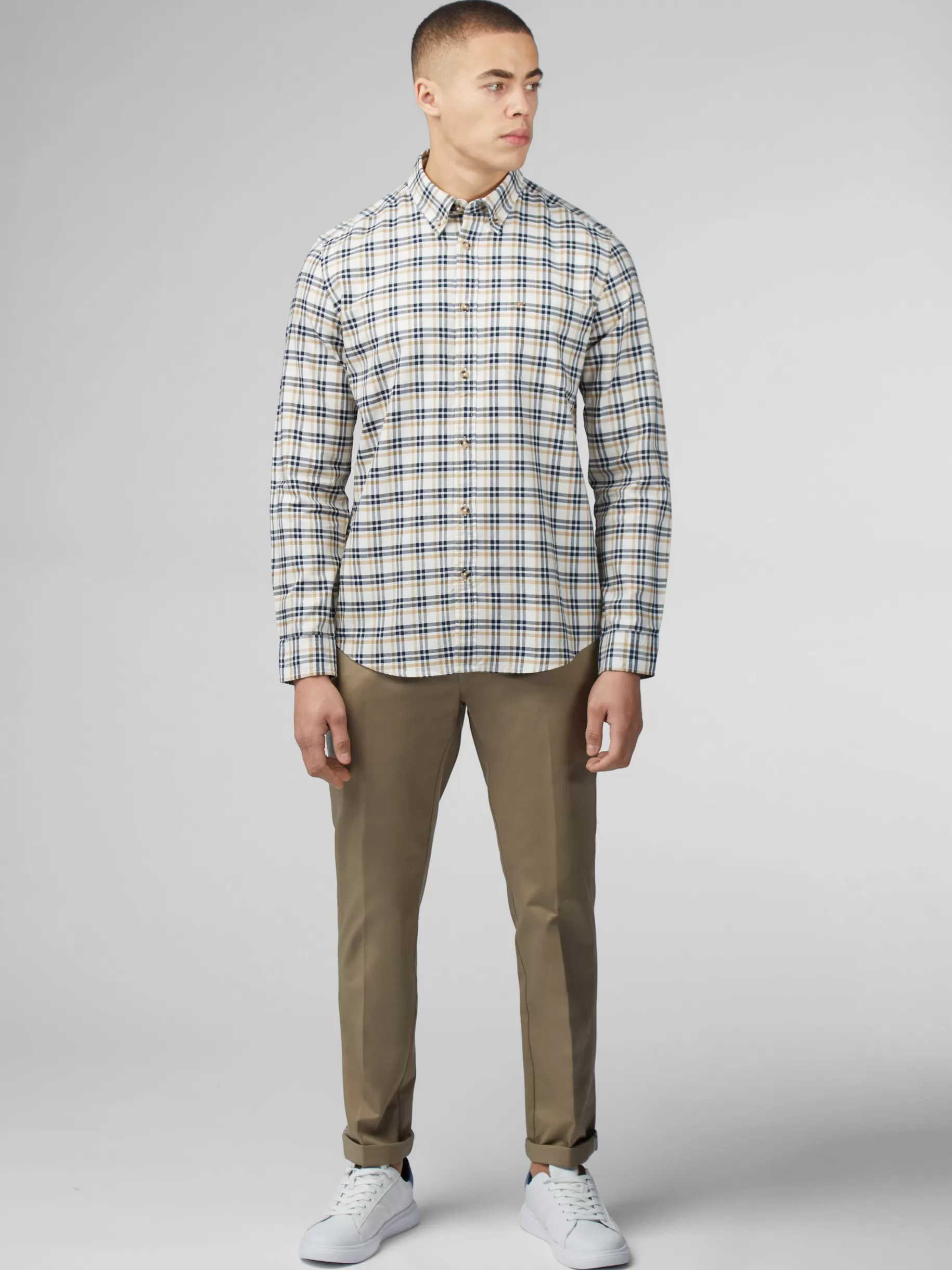 Signature Oxford Check Shirt - >Ben Sherman Online