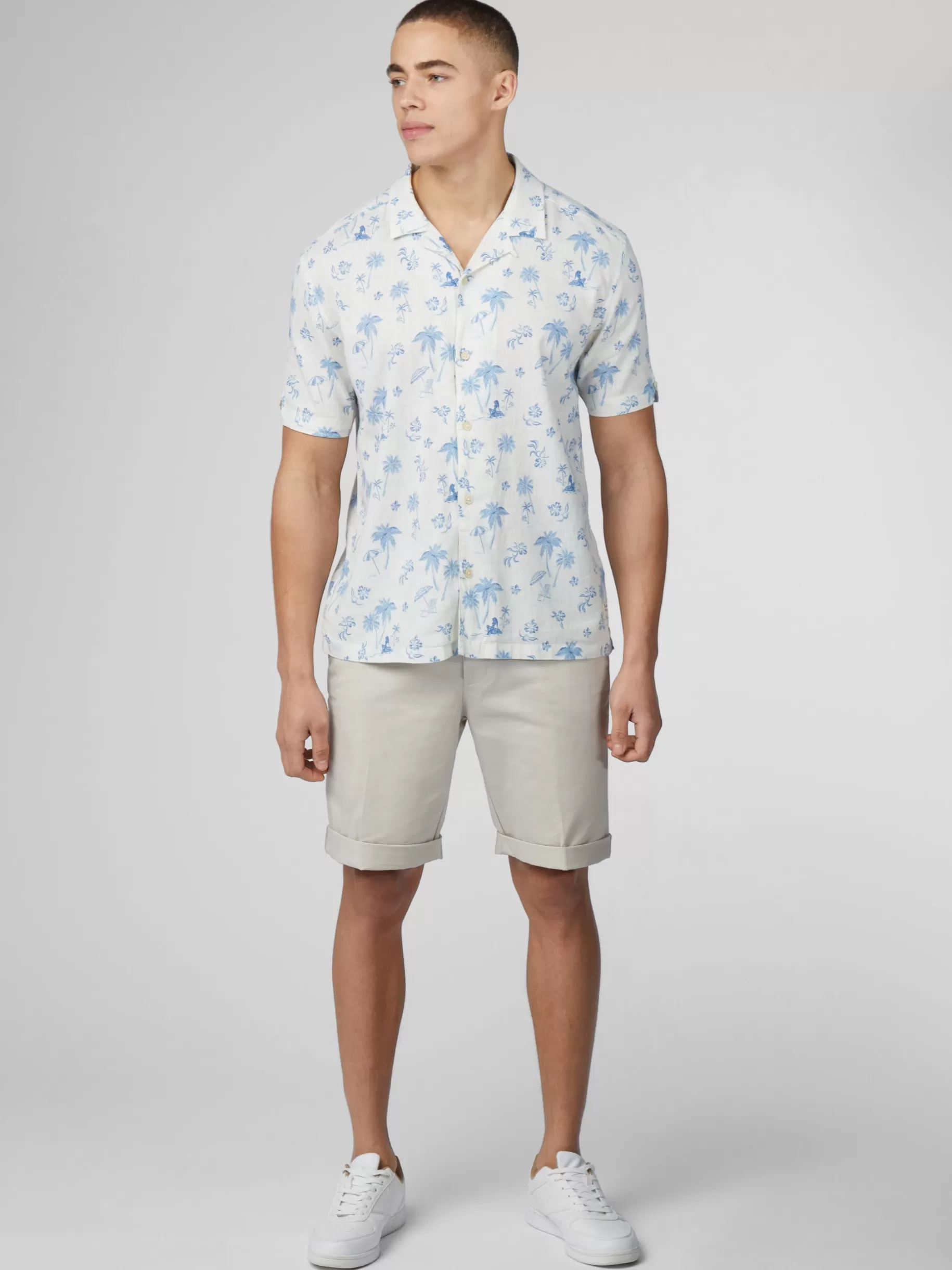 Signature Resort Print Shirt - >Ben Sherman Sale