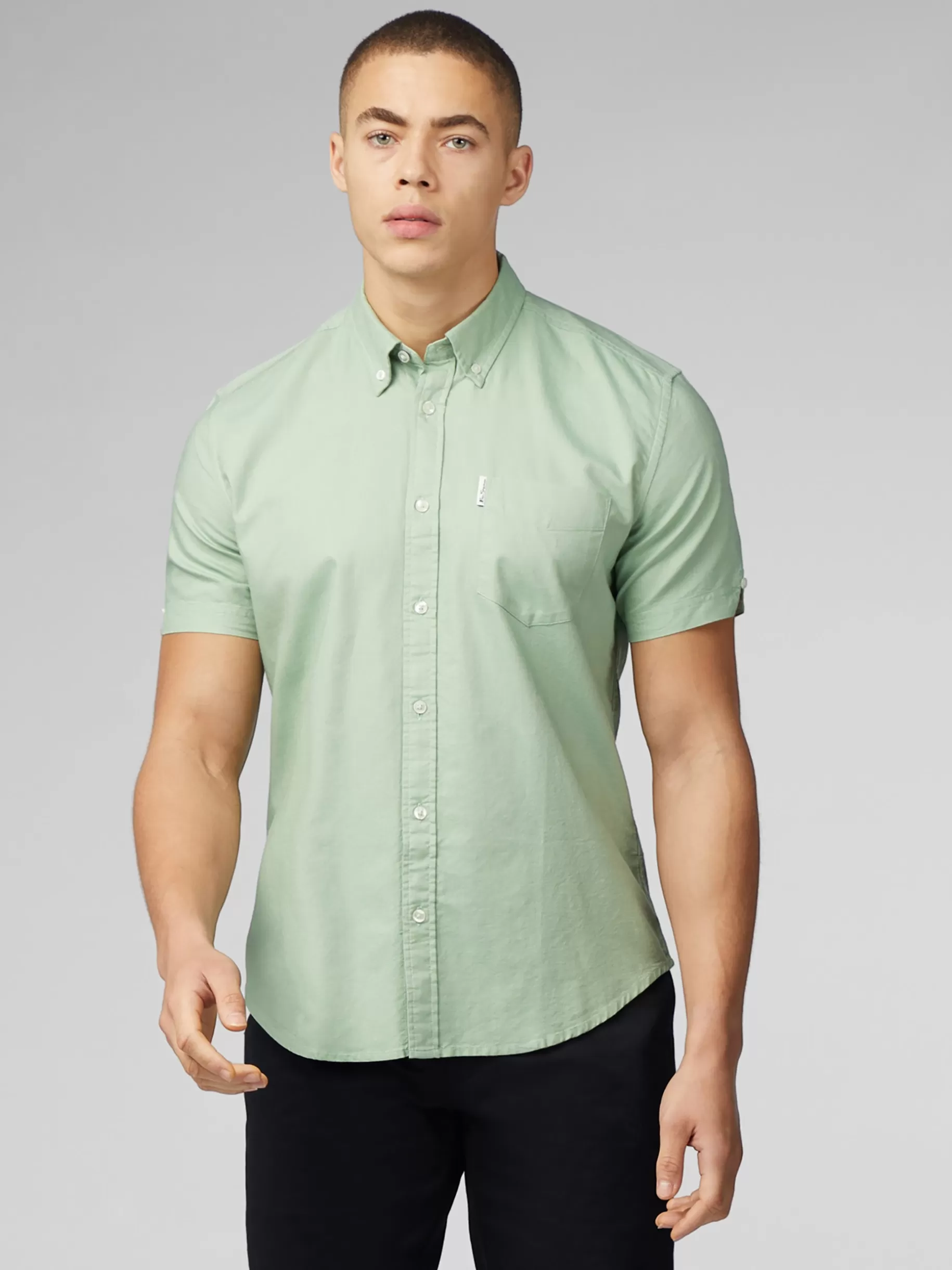 Signature Short Sleeve Oxford Shirt - >Ben Sherman Hot