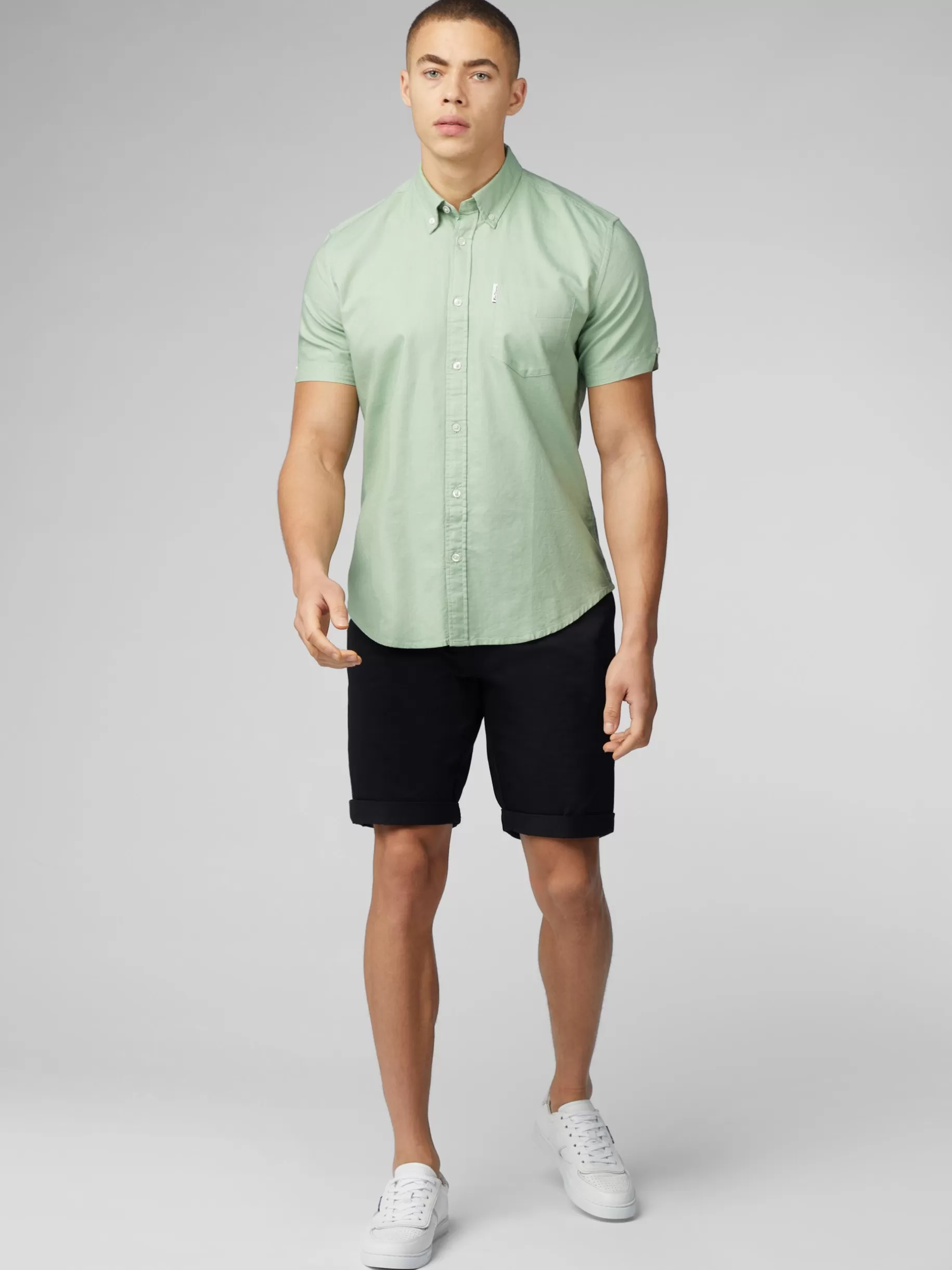 Signature Short Sleeve Oxford Shirt - >Ben Sherman Hot