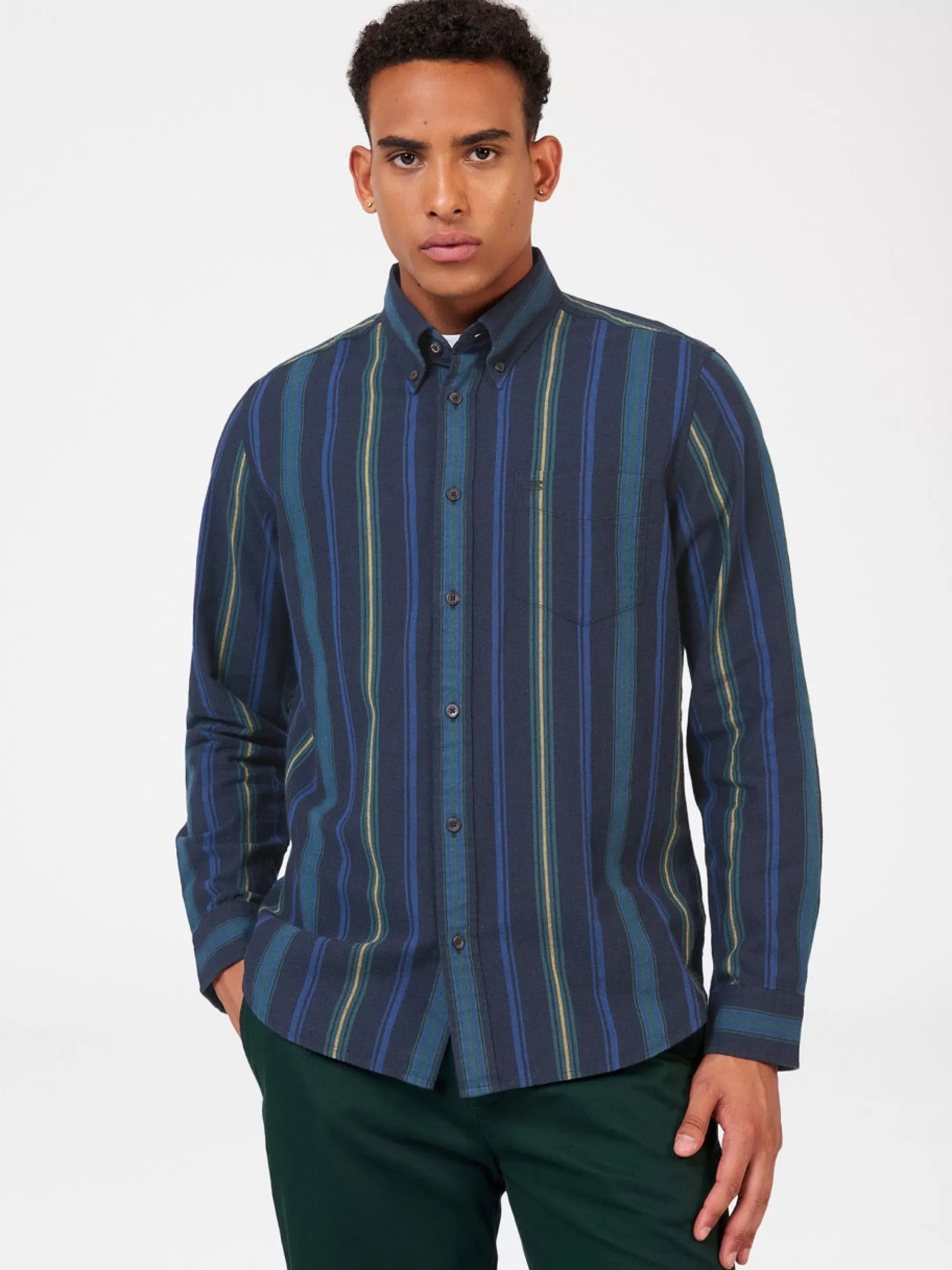 Signature Striped Oxford Shirt>Ben Sherman New