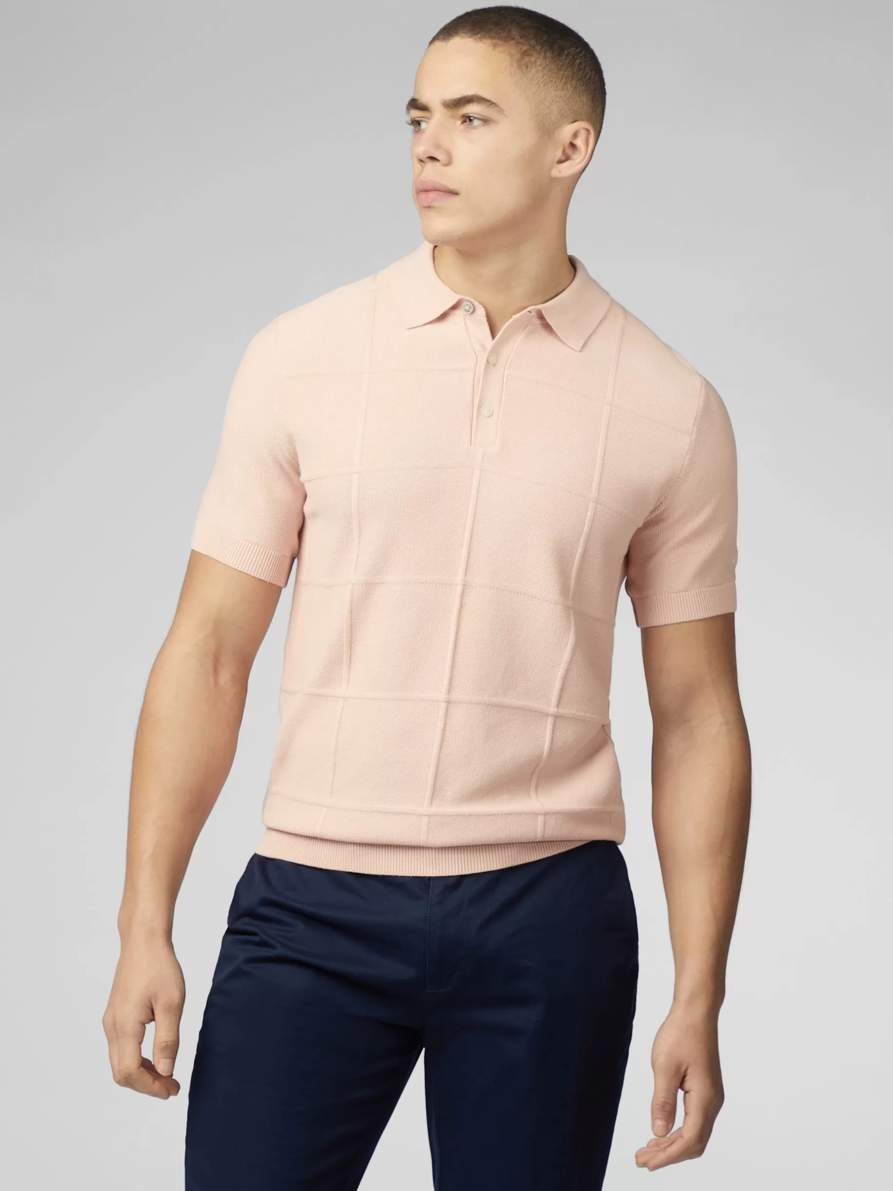 Signature Textured Polo - >Ben Sherman Shop