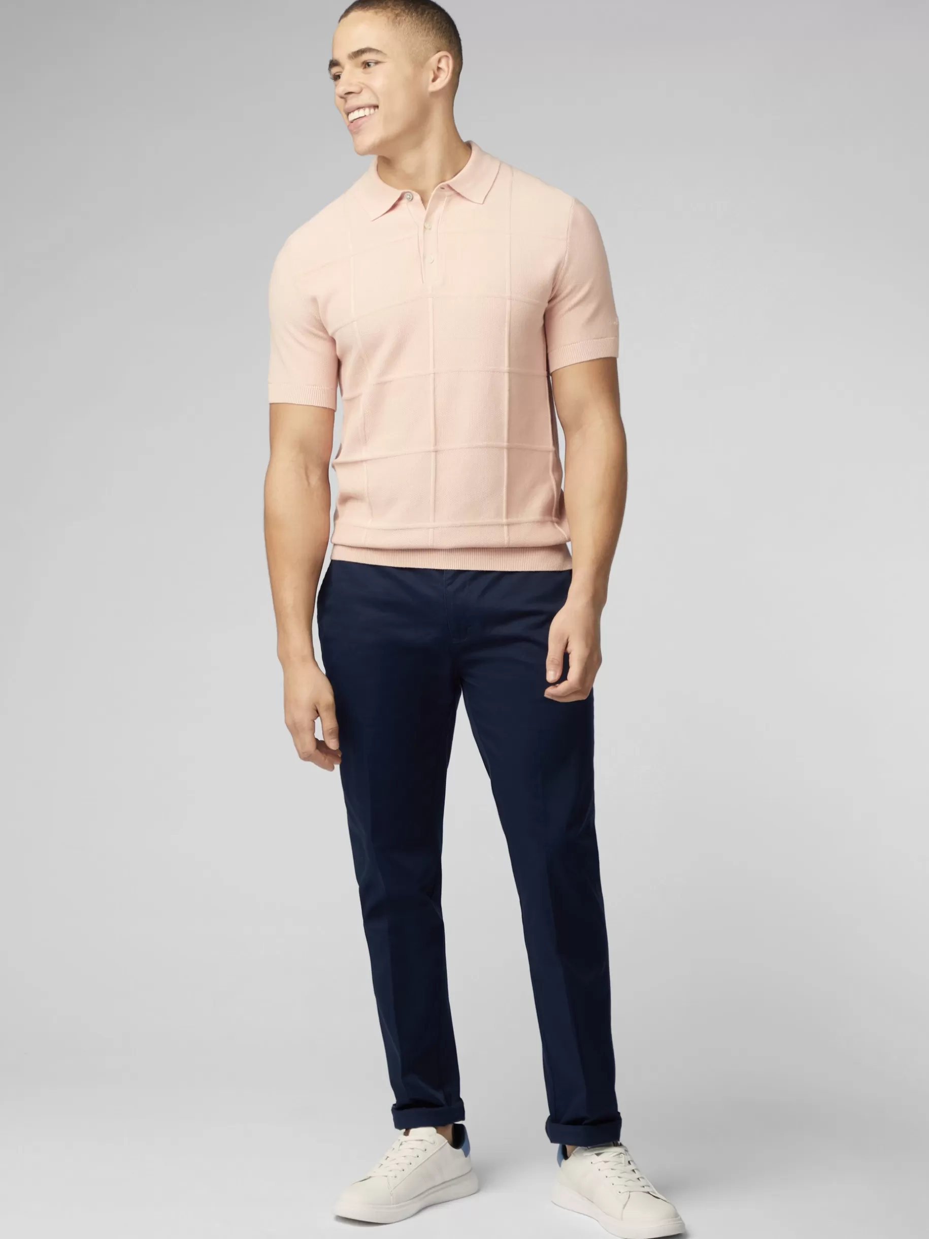 Signature Textured Polo - >Ben Sherman Shop